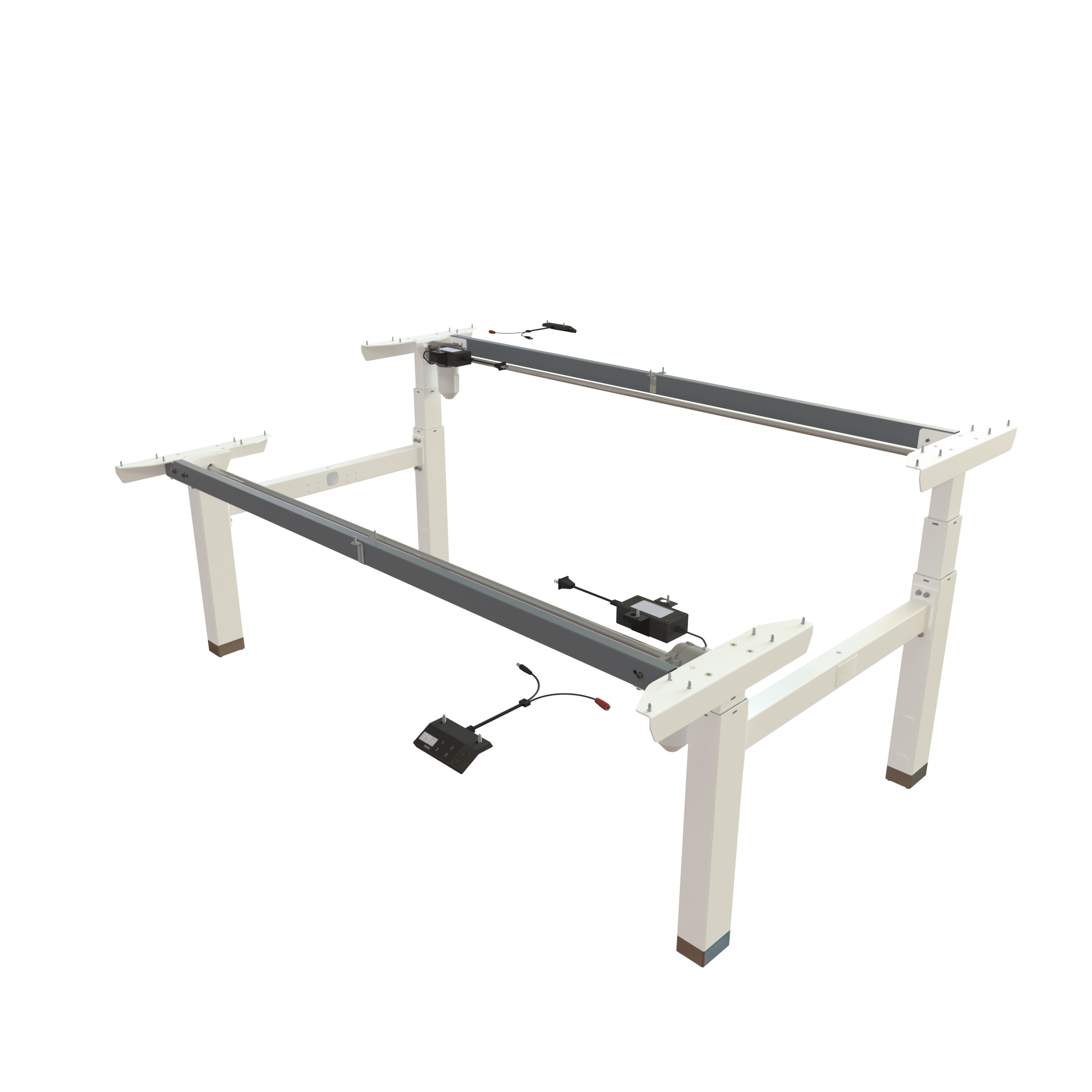 Sit Stand Desk frame | Width 172 cm | White