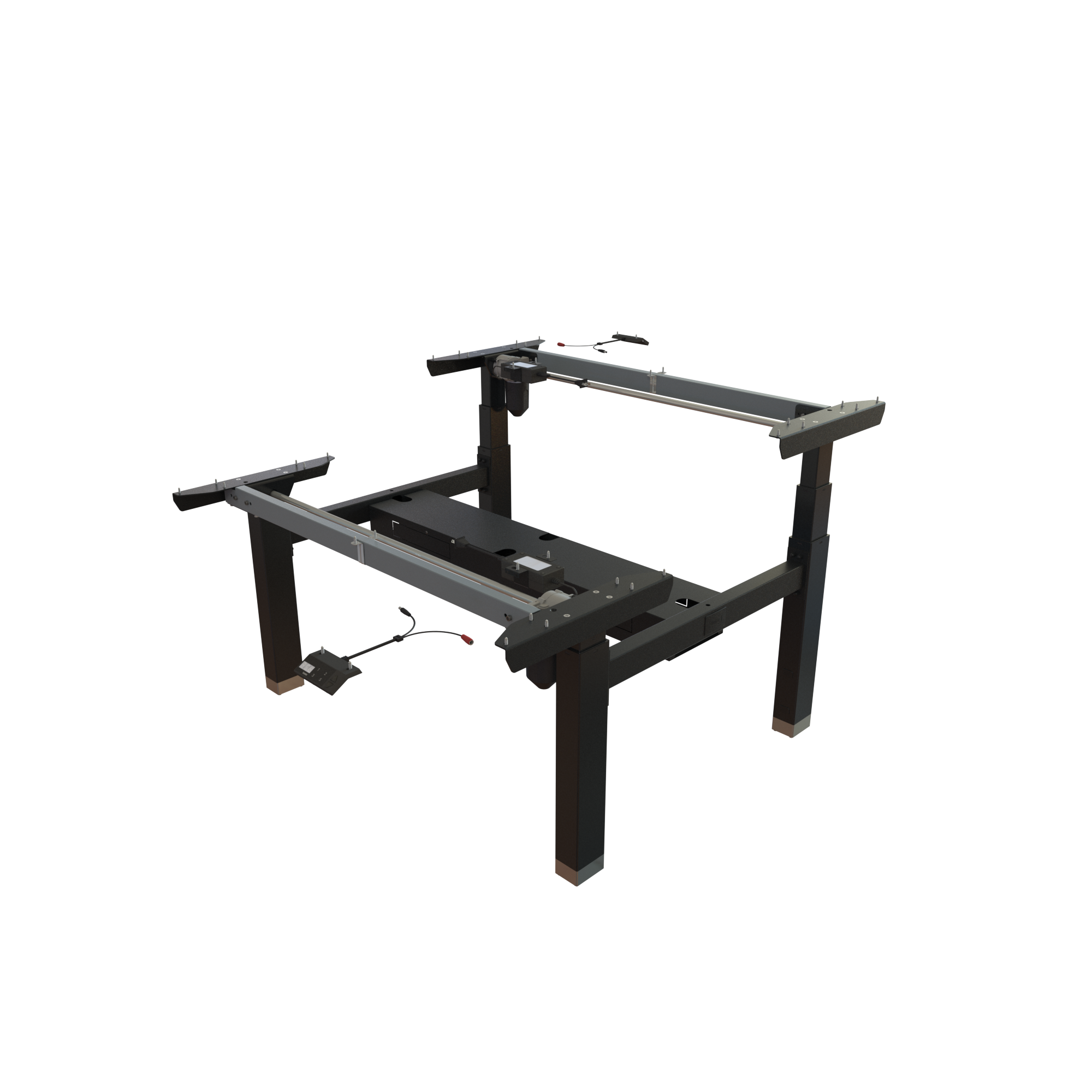 Sit Stand Desk frame | Width 112 cm | Black 