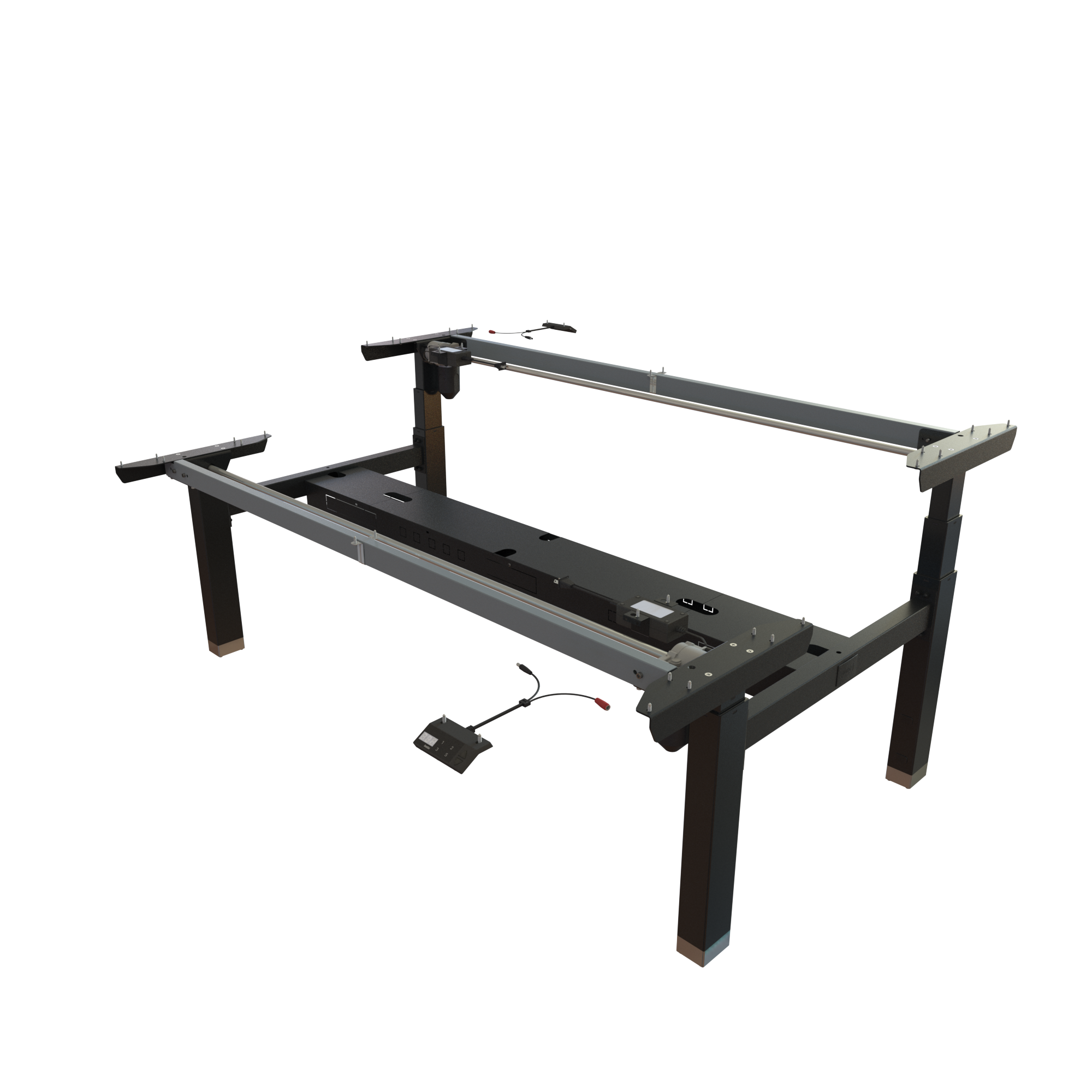 Sit Stand Desk frame | Width 172 cm | Black 