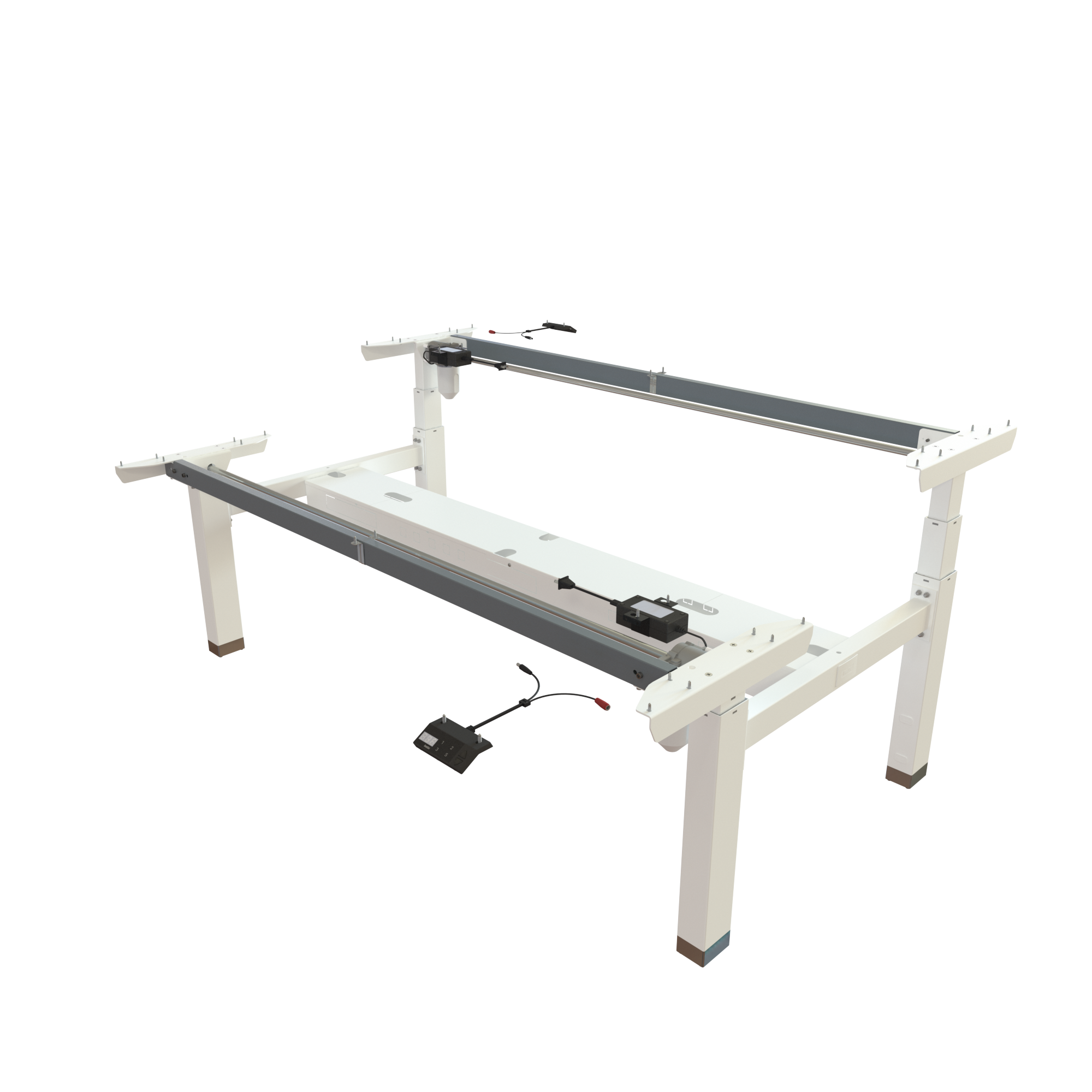 Sit Stand Desk frame | Width 172 cm | White