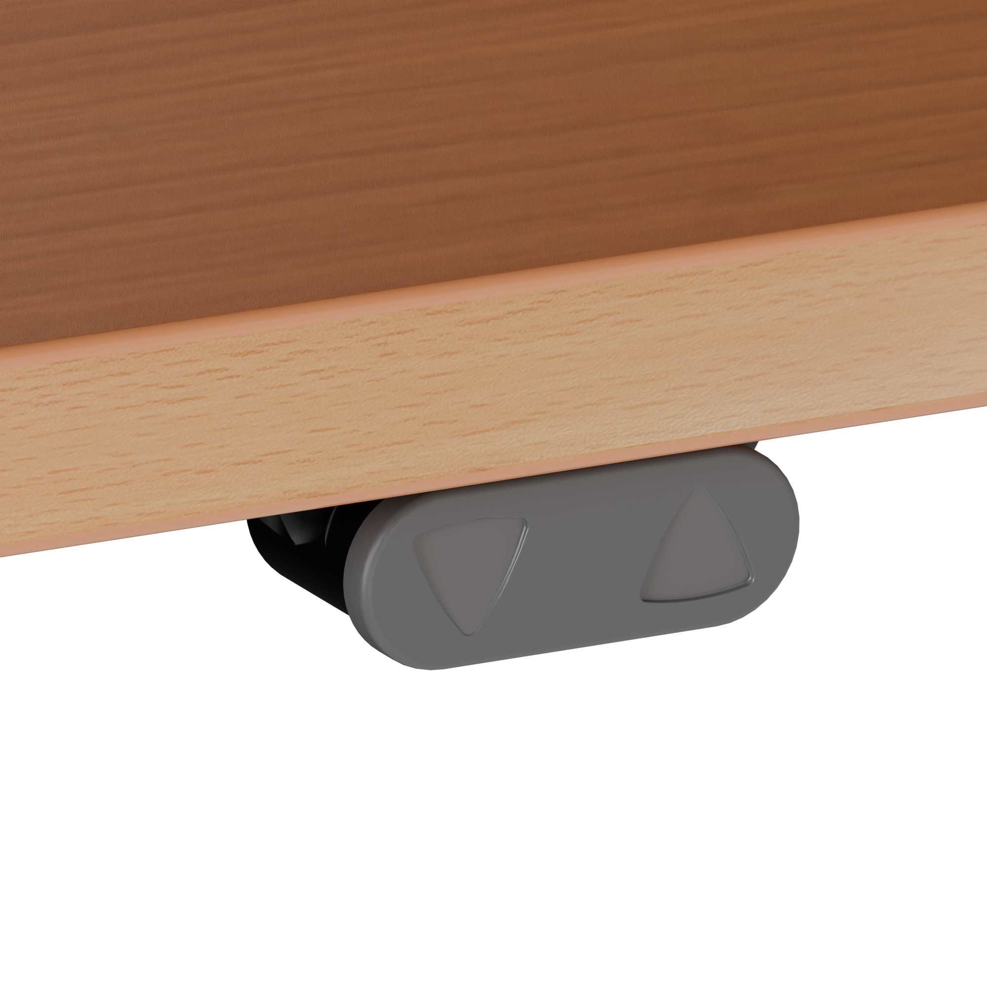 Electric Adjustable Desk | 180x180 cm | Beech with silver frame