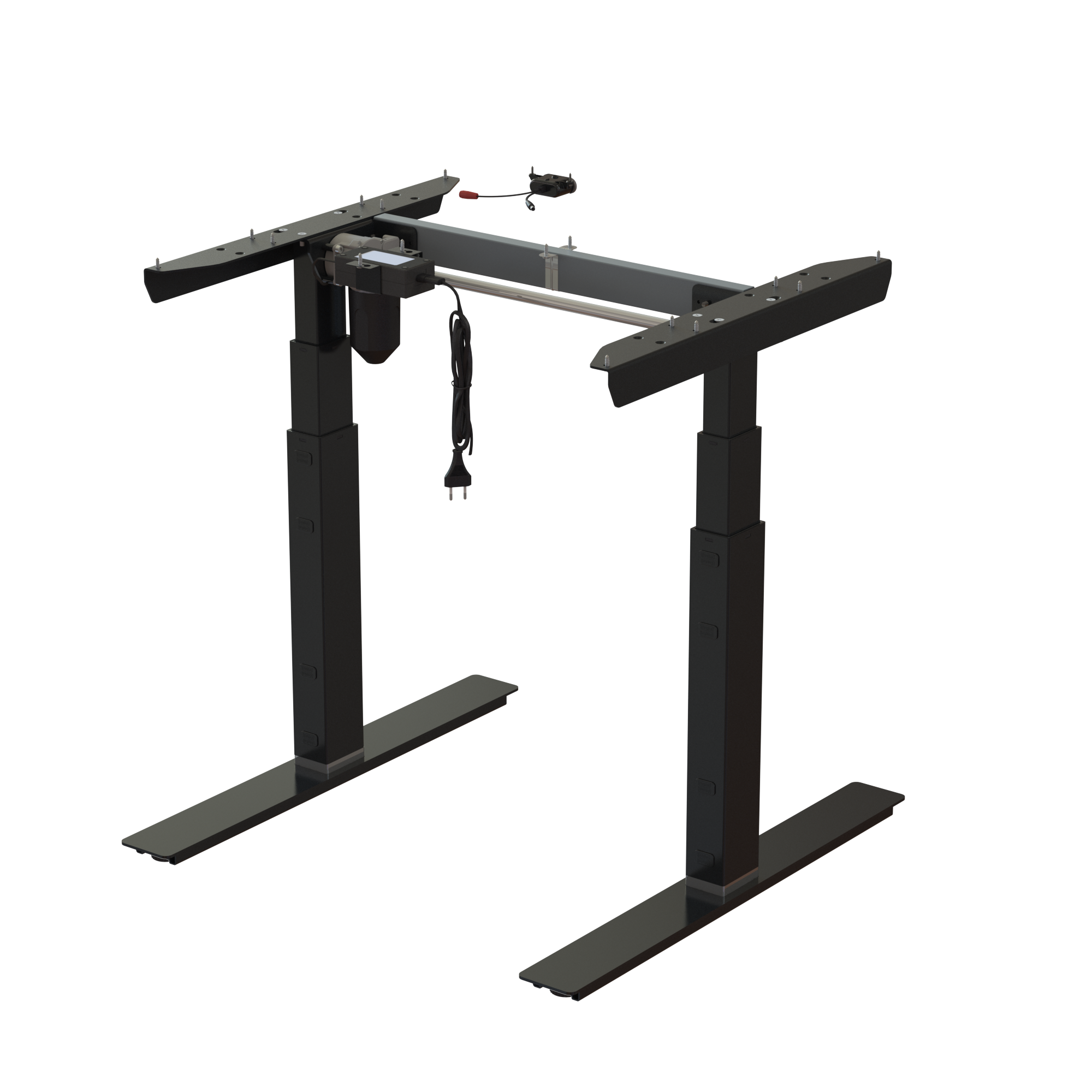 Sit Stand Desk frame | Width 072 cm | Black 