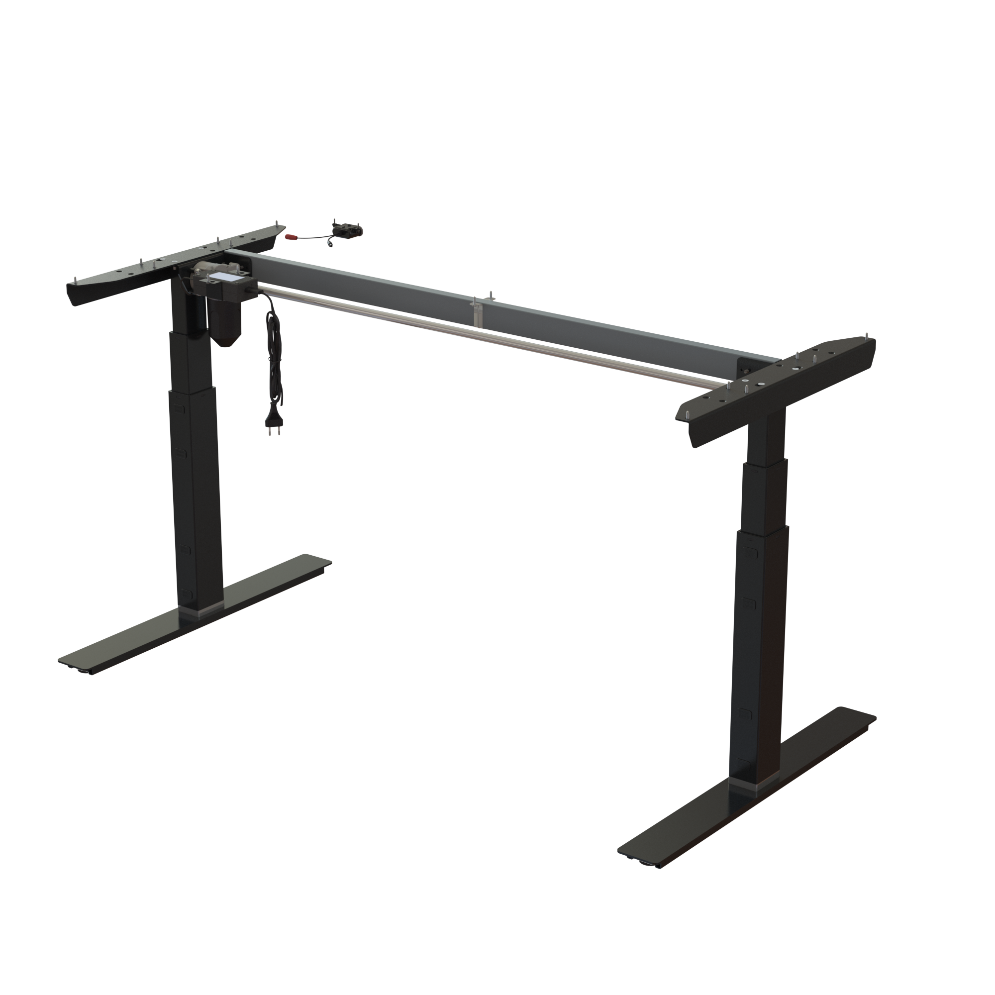Sit Stand Desk frame | Width 142 cm | Black 