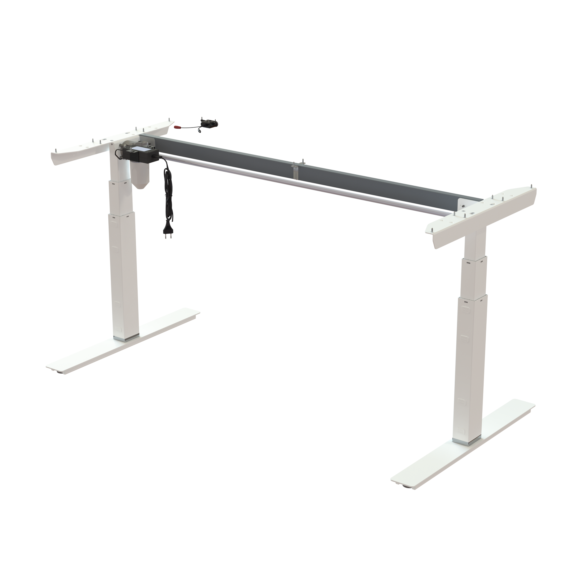 Sit Stand Desk frame | Width 152 cm | White