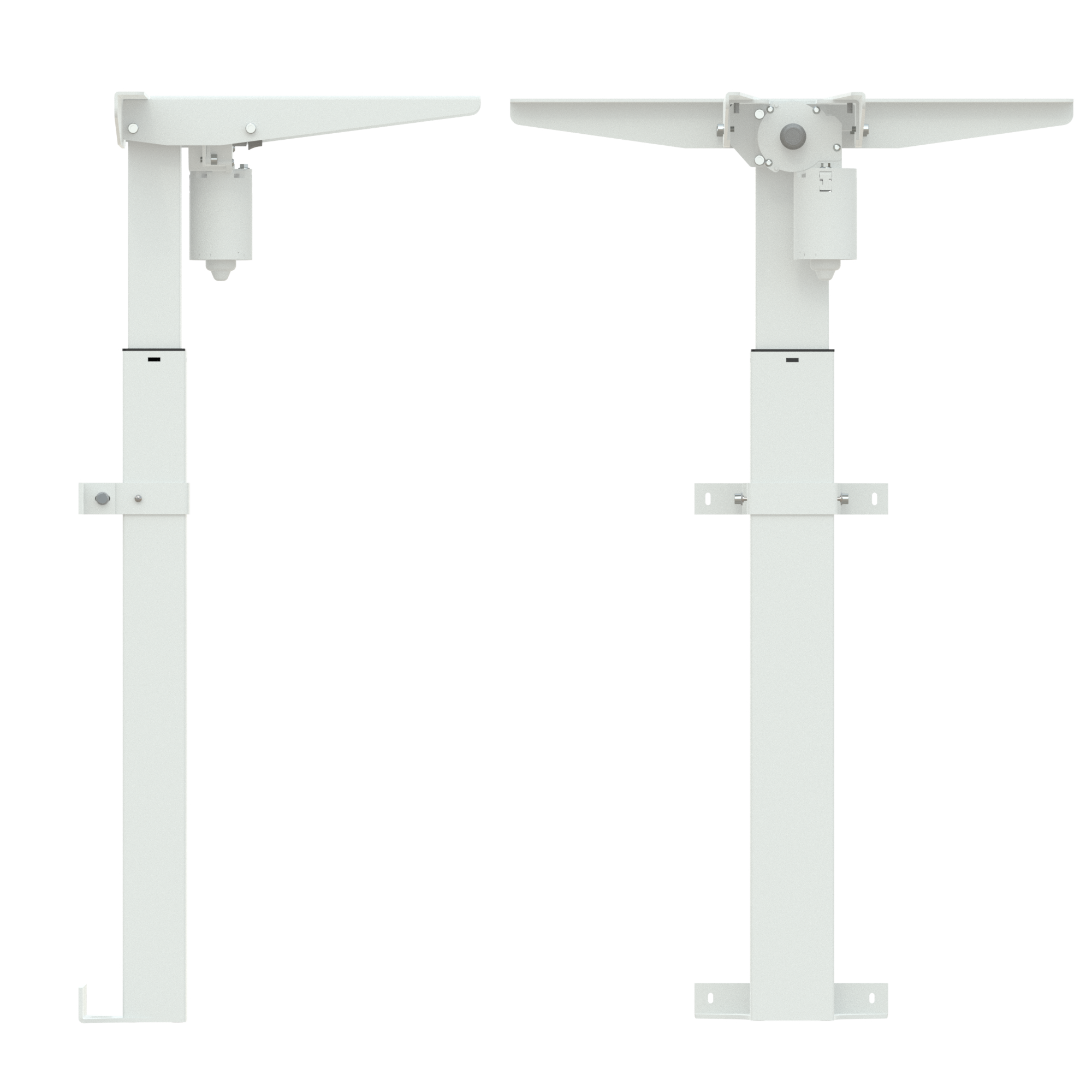 Electric Desk Frame | Width 54 cm | White