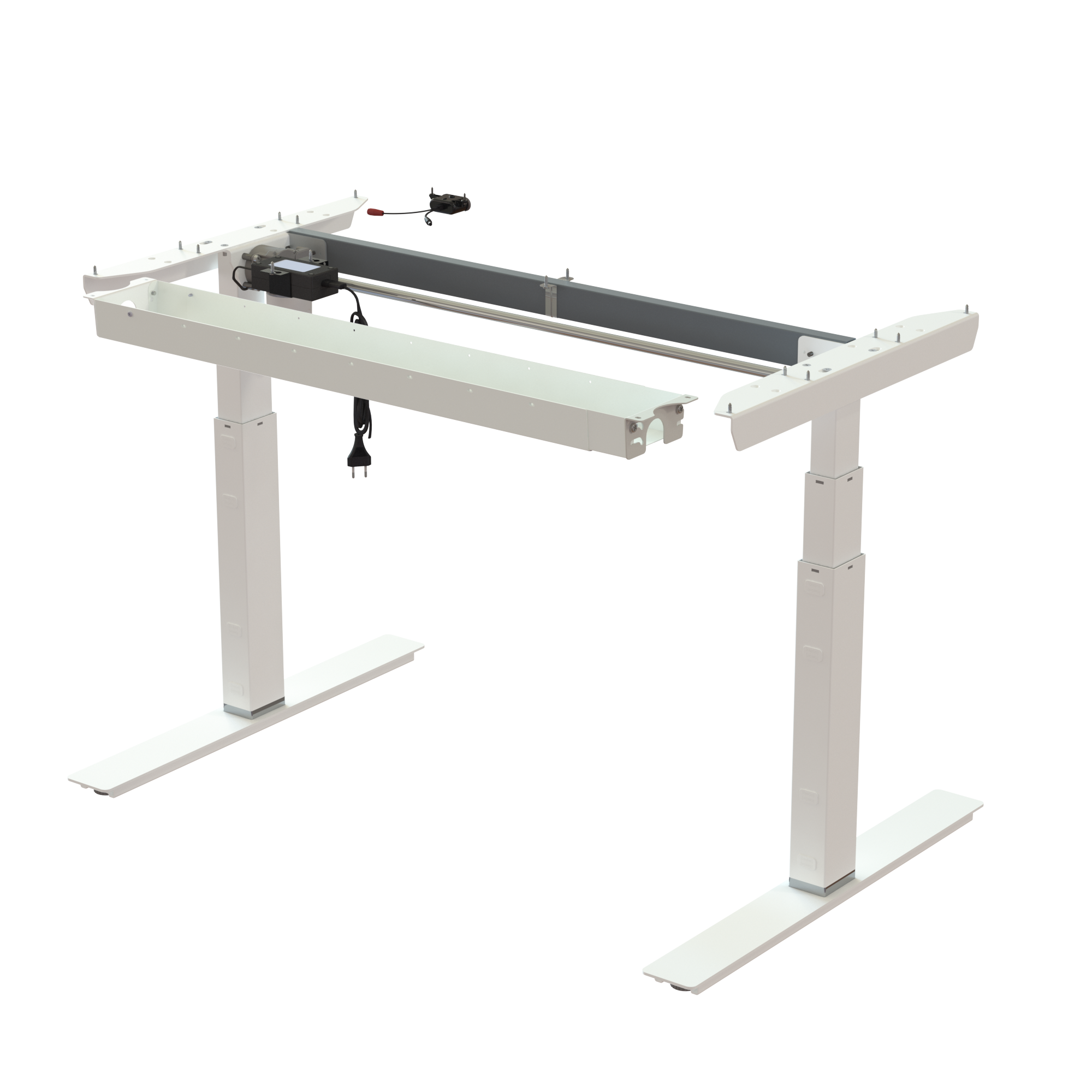 Sit Stand Desk frame | Width 112 cm | White