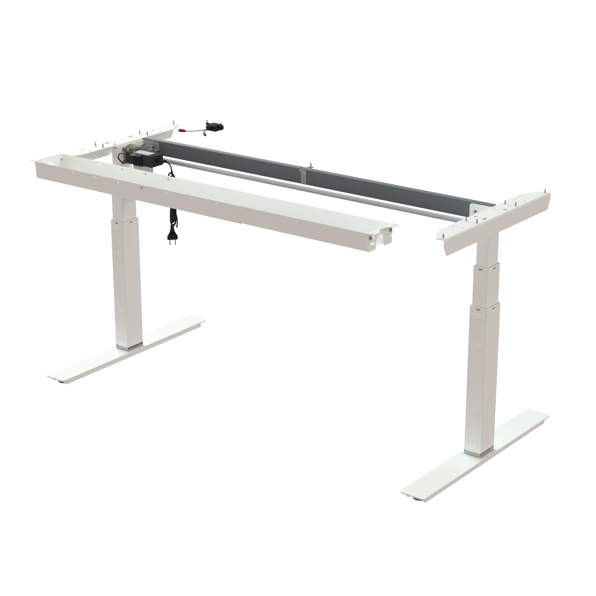 Sit Stand Desk frame | Width 152 cm | White