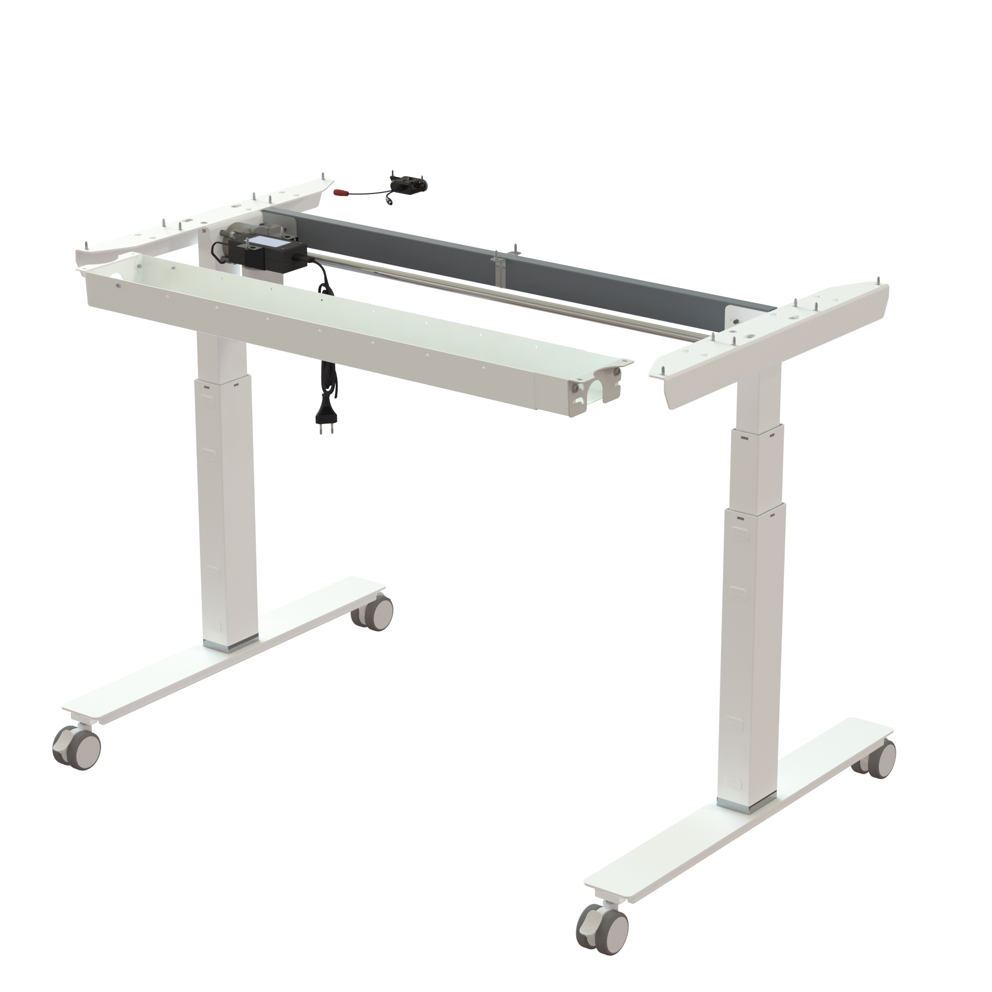 Sit Stand Desk frame | Width 112 cm | White