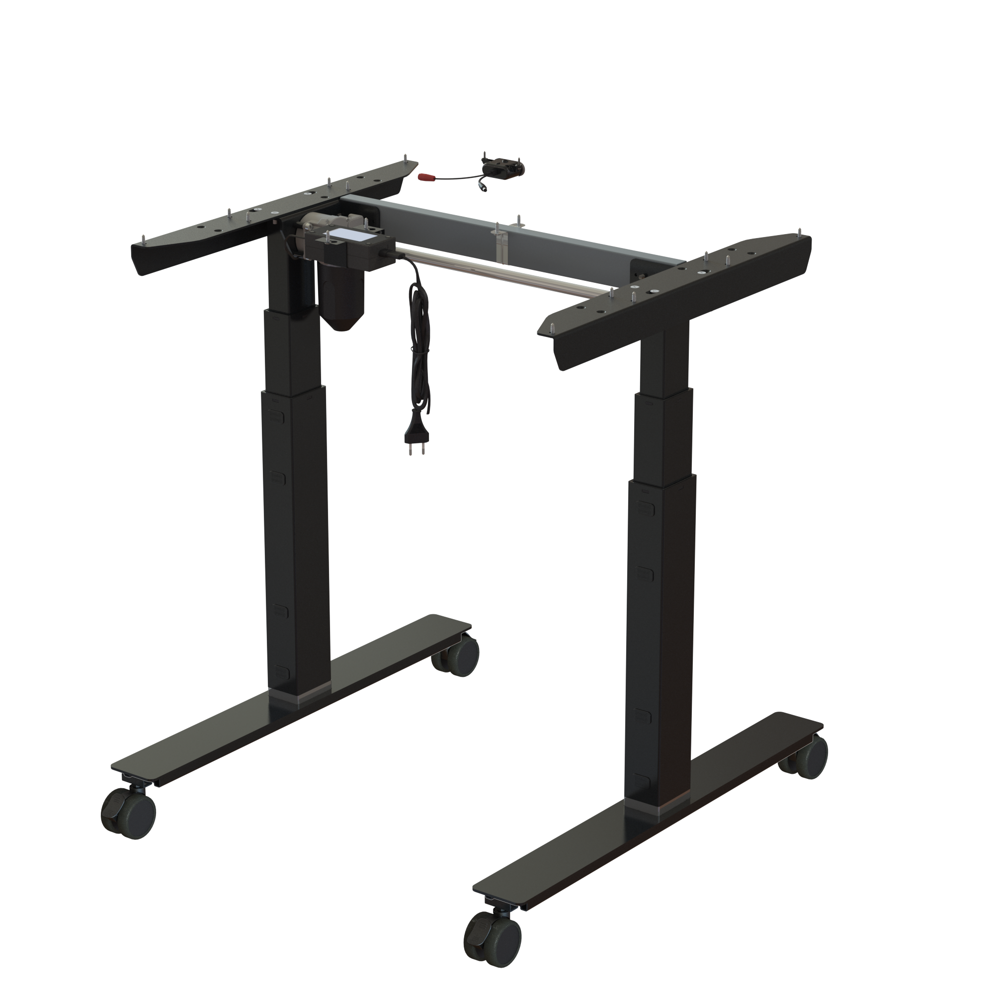 Sit Stand Desk frame | Width 072 cm | Black 