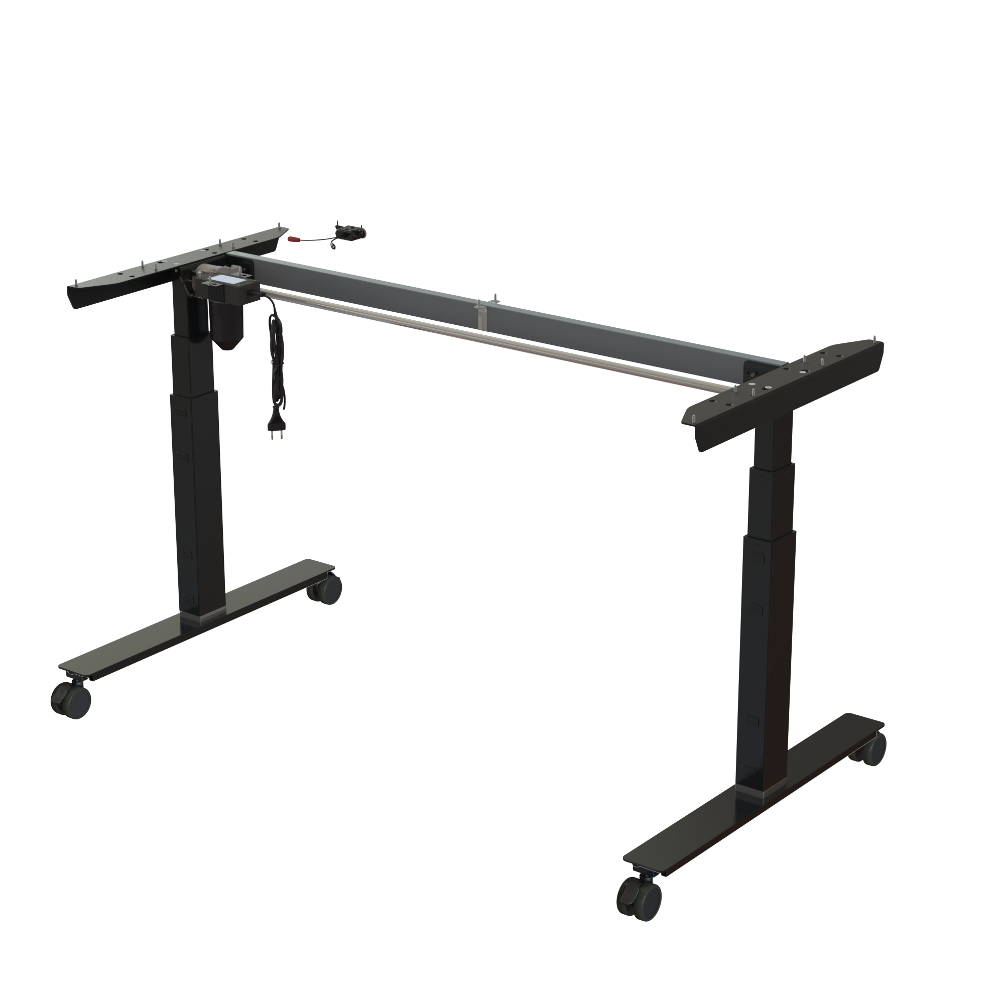 Sit Stand Desk frame | Width 142 cm | Black 