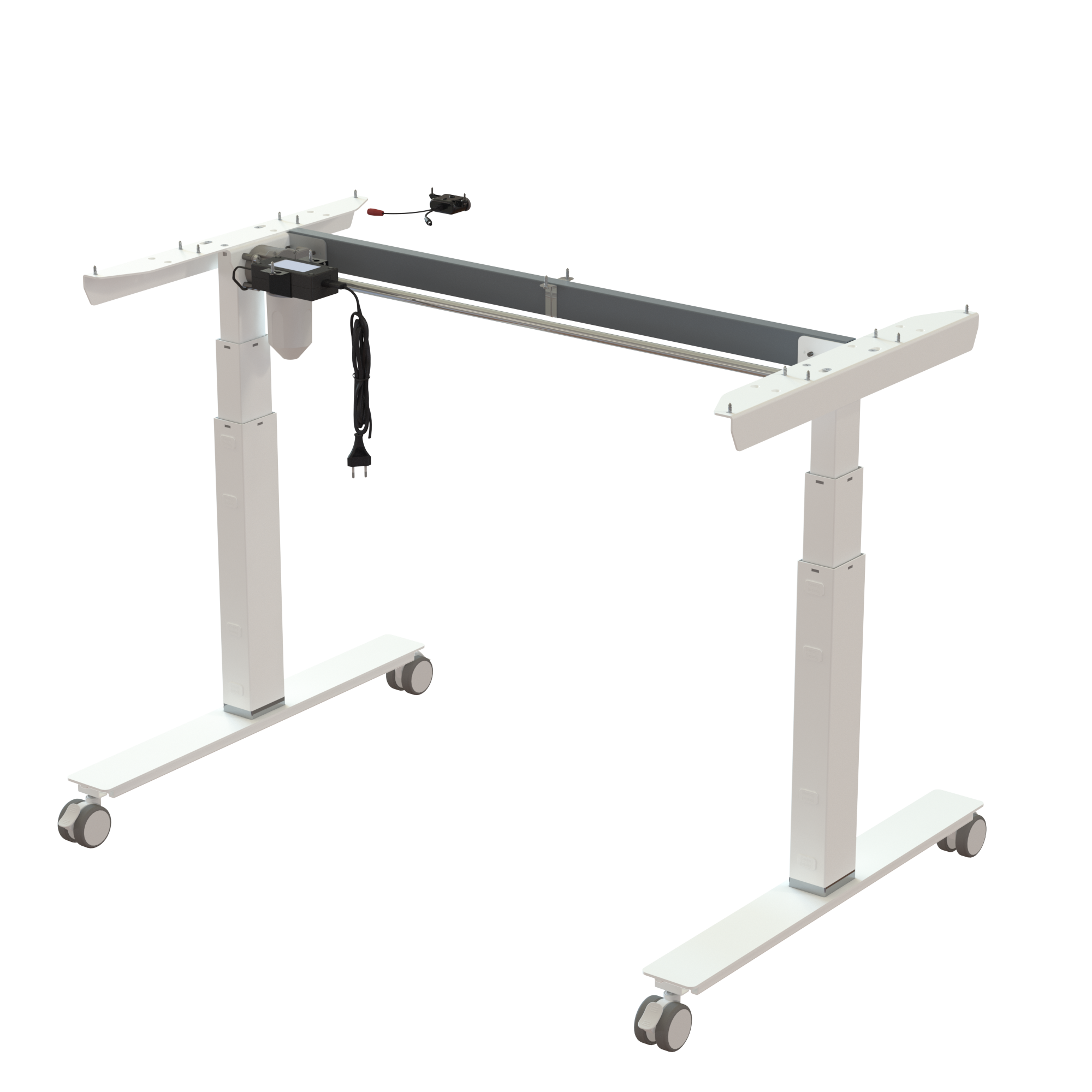 Sit Stand Desk frame | Width 112 cm | White