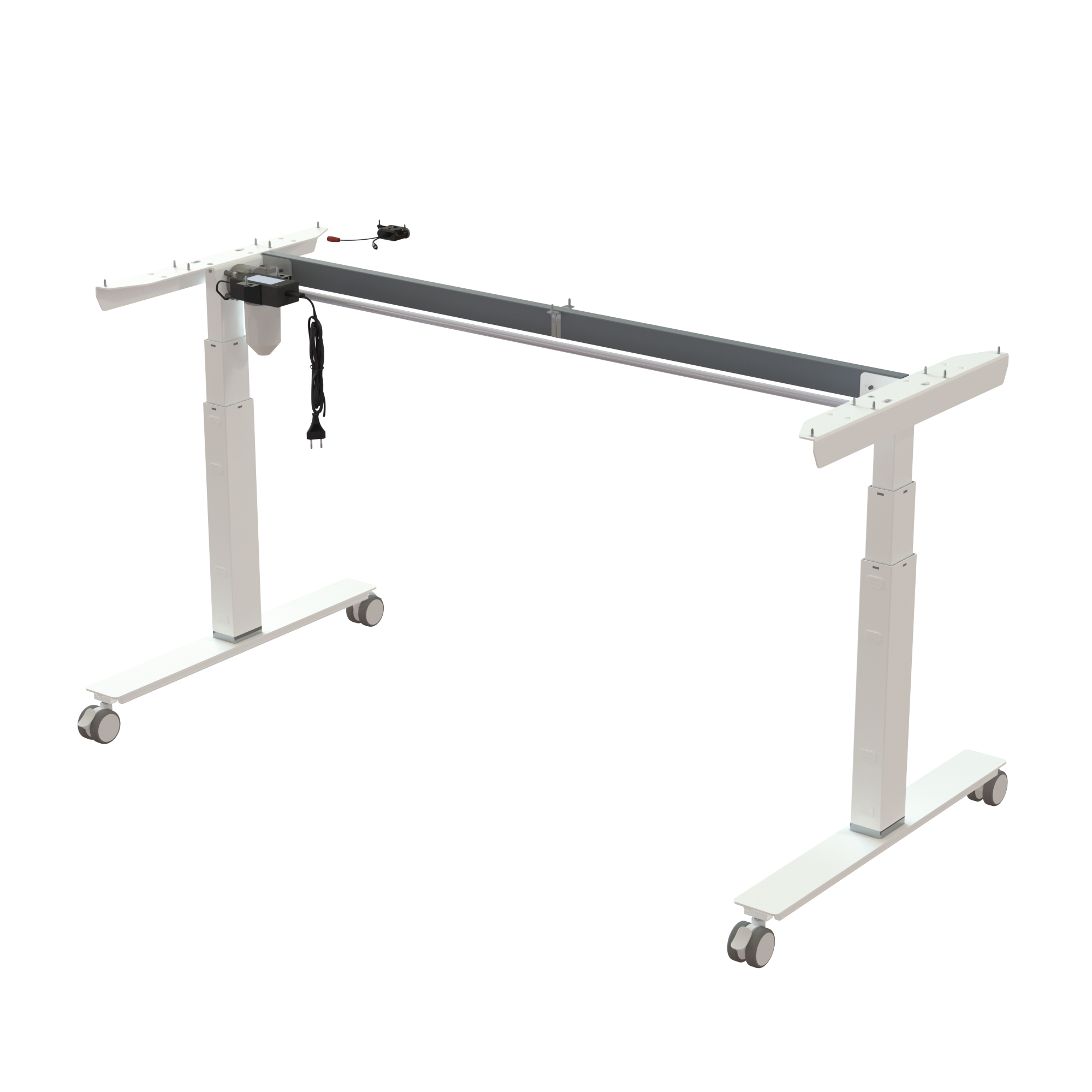 Sit Stand Desk frame | Width 152 cm | White