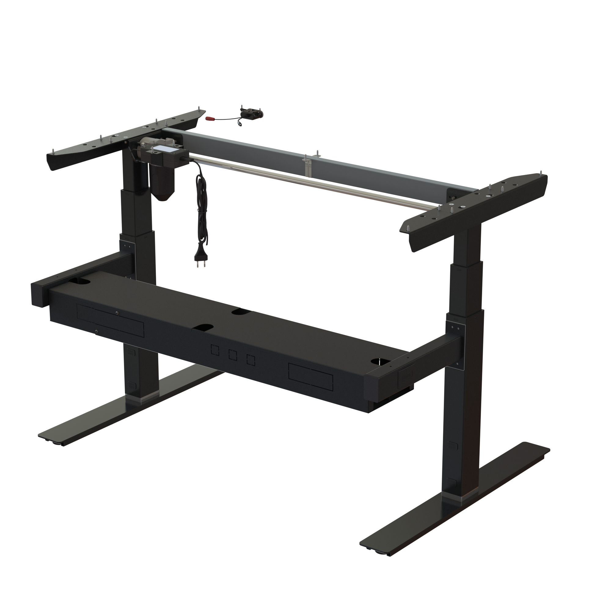 Sit Stand Desk frame | Width 112 cm | Black 