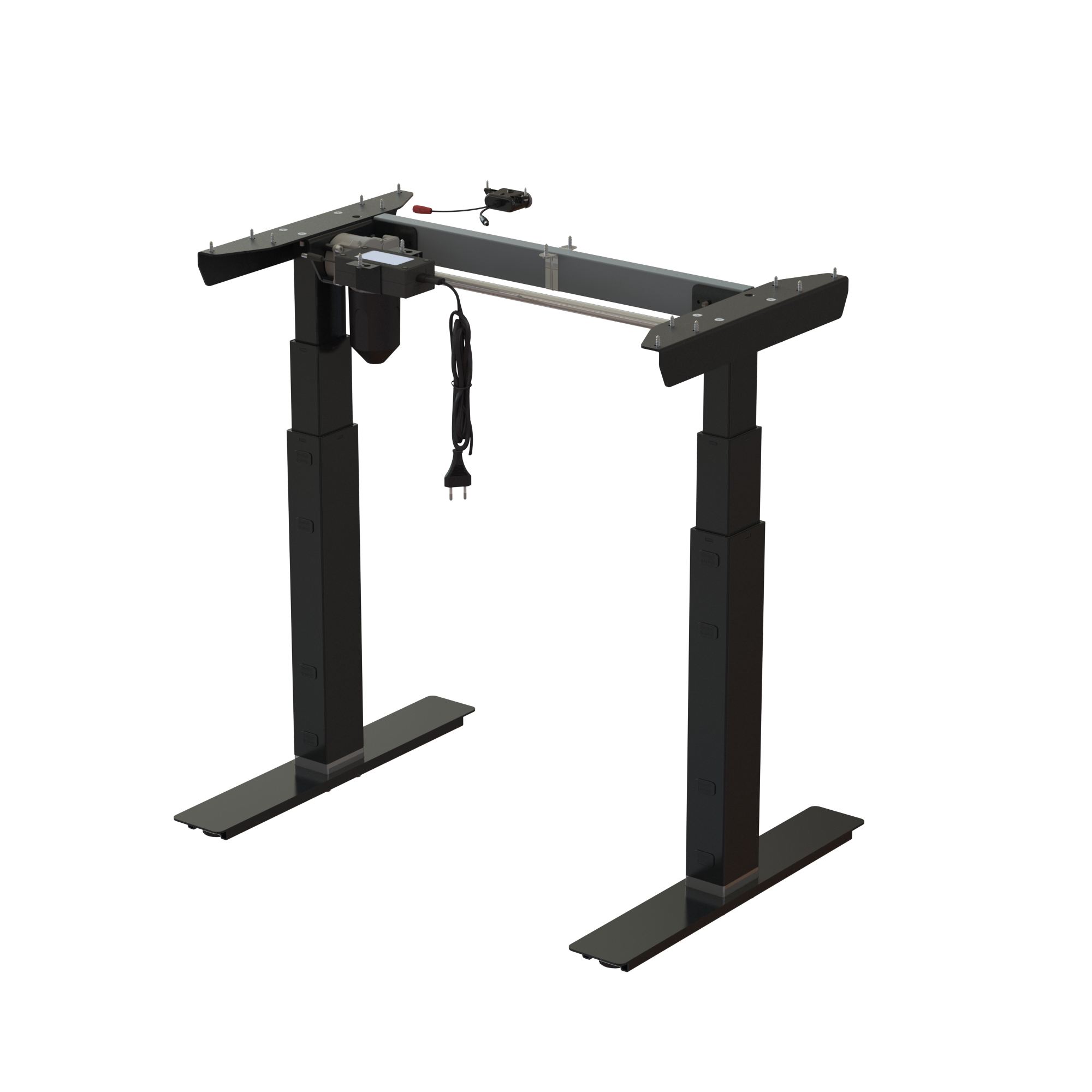 Sit Stand Desk frame | Width 072 cm | Black 