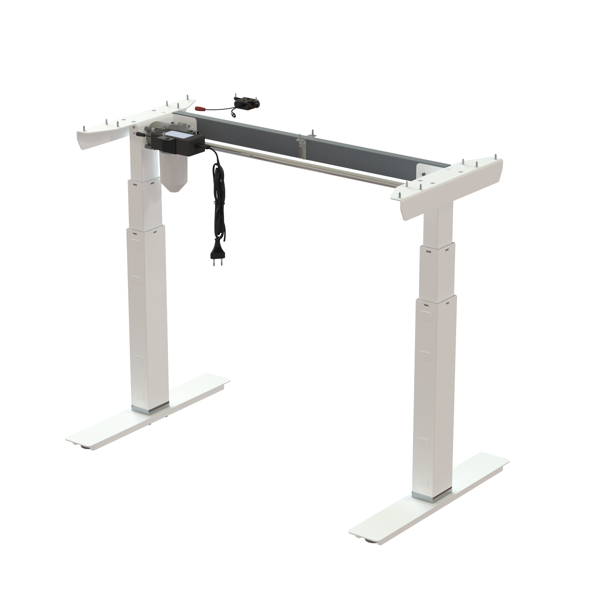 Sit Stand Desk frame | Width 092 cm | White