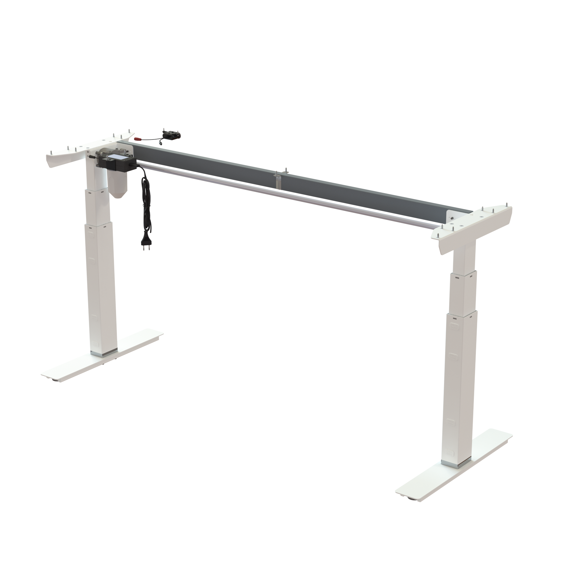 Sit Stand Desk frame | Width 152 cm | White