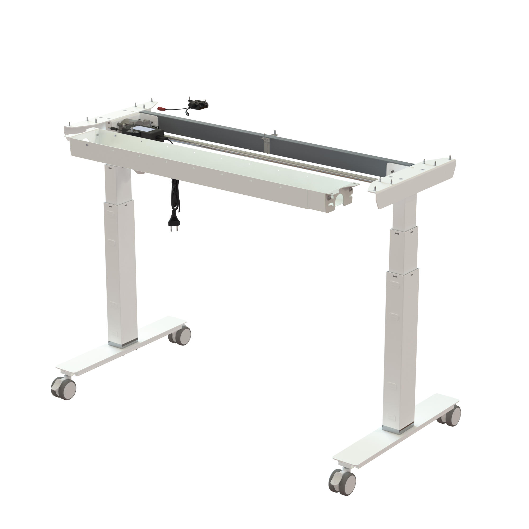 Sit Stand Desk frame | Width 112 cm | White