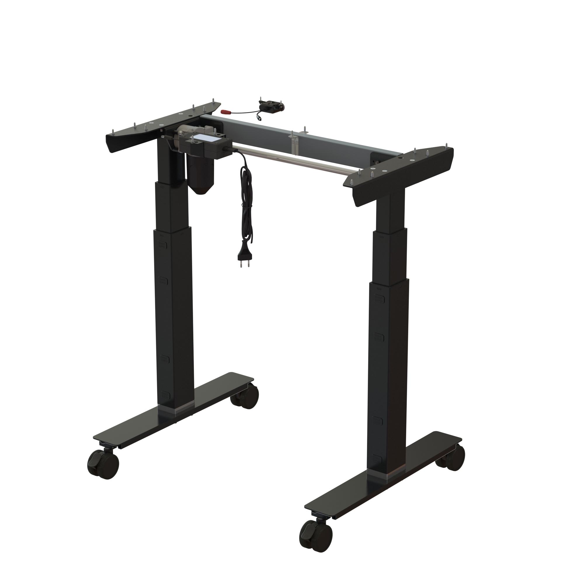 Sit Stand Desk frame | Width 072 cm | Black 