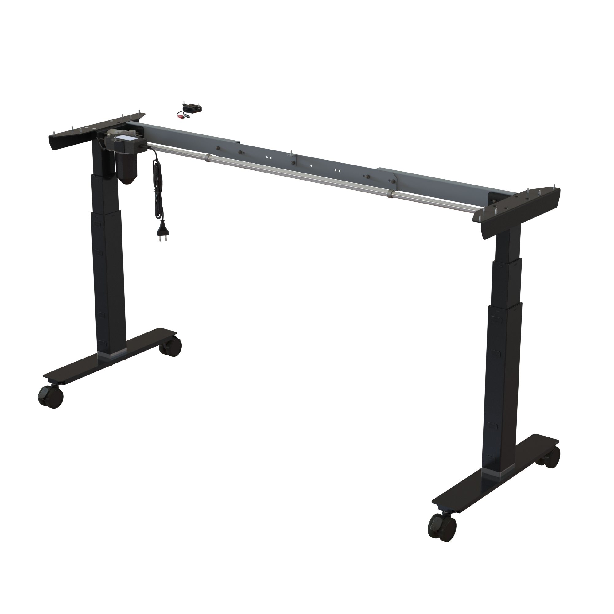 Sit Stand Desk frame | Width 112-152 cm | Black 
