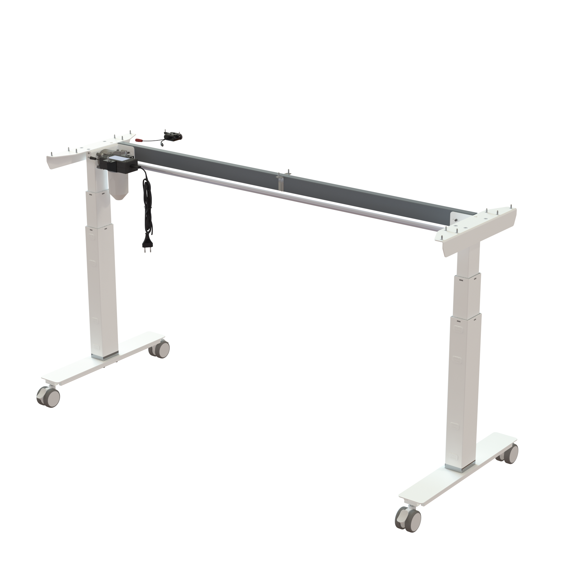 Sit Stand Desk frame | Width 152 cm | White