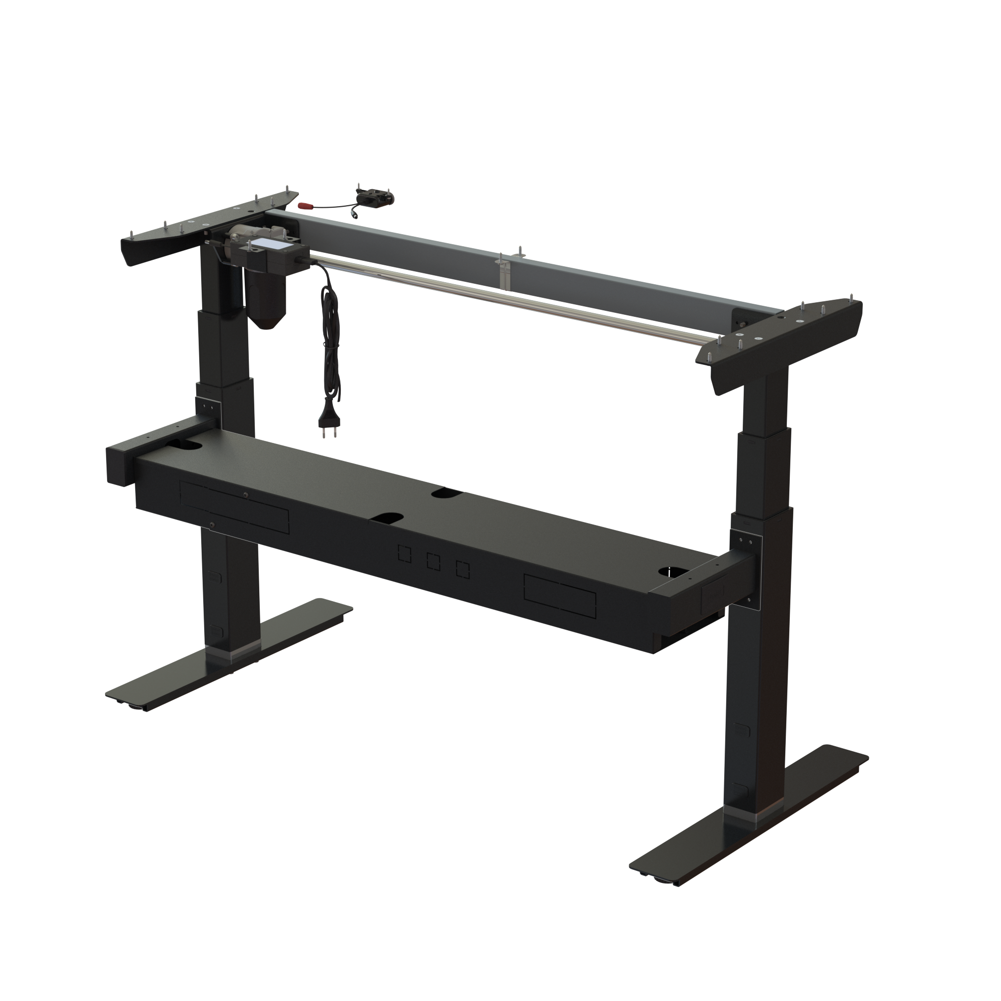 Sit Stand Desk frame | Width 112 cm | Black 