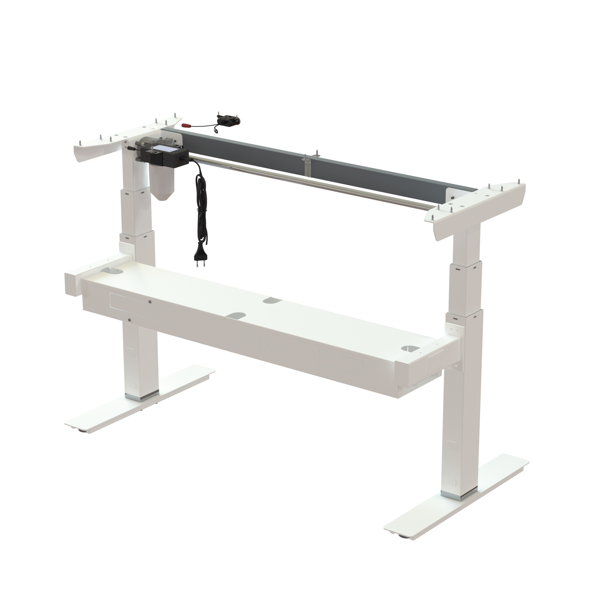Sit Stand Desk frame | Width 112 cm | White
