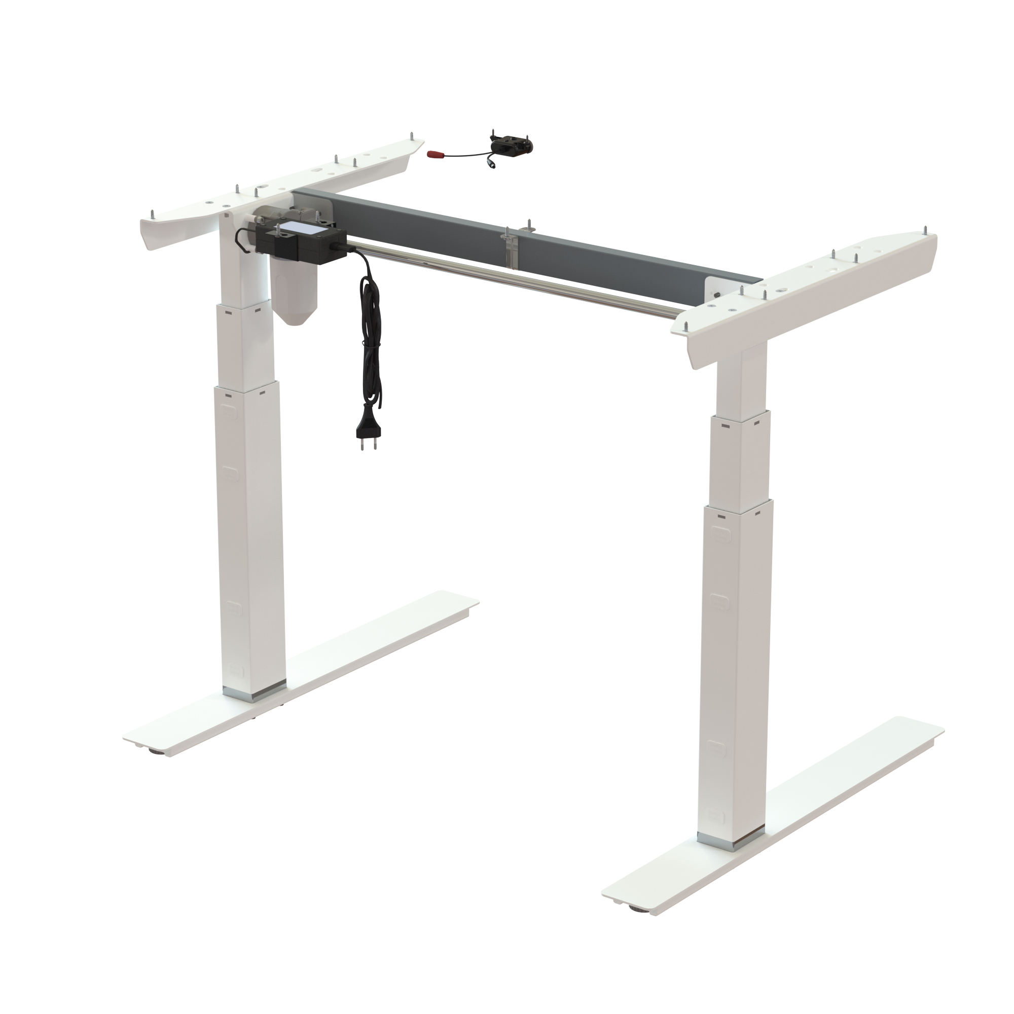 Sit Stand Desk frame | Width 092 cm | White