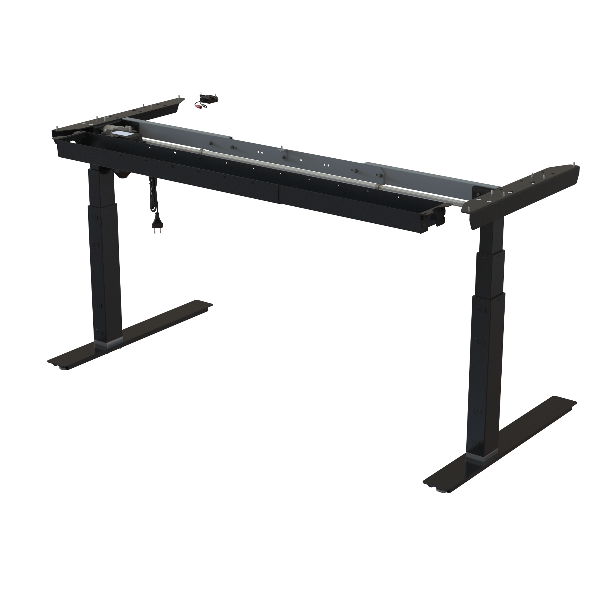 Sit Stand Desk frame | Width 112-152 cm | Black 