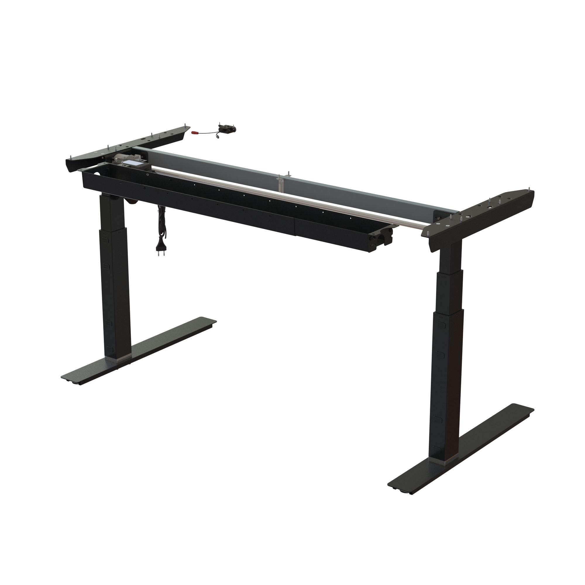 Sit Stand Desk frame | Width 142 cm | Black 