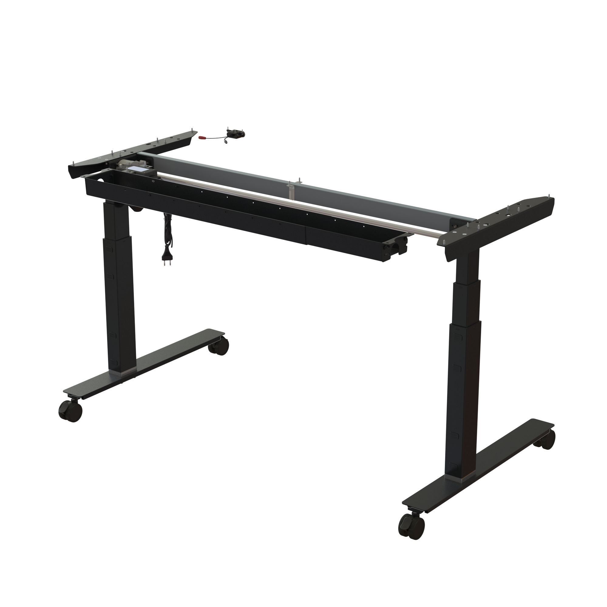 Sit Stand Desk frame | Width 142 cm | Black 