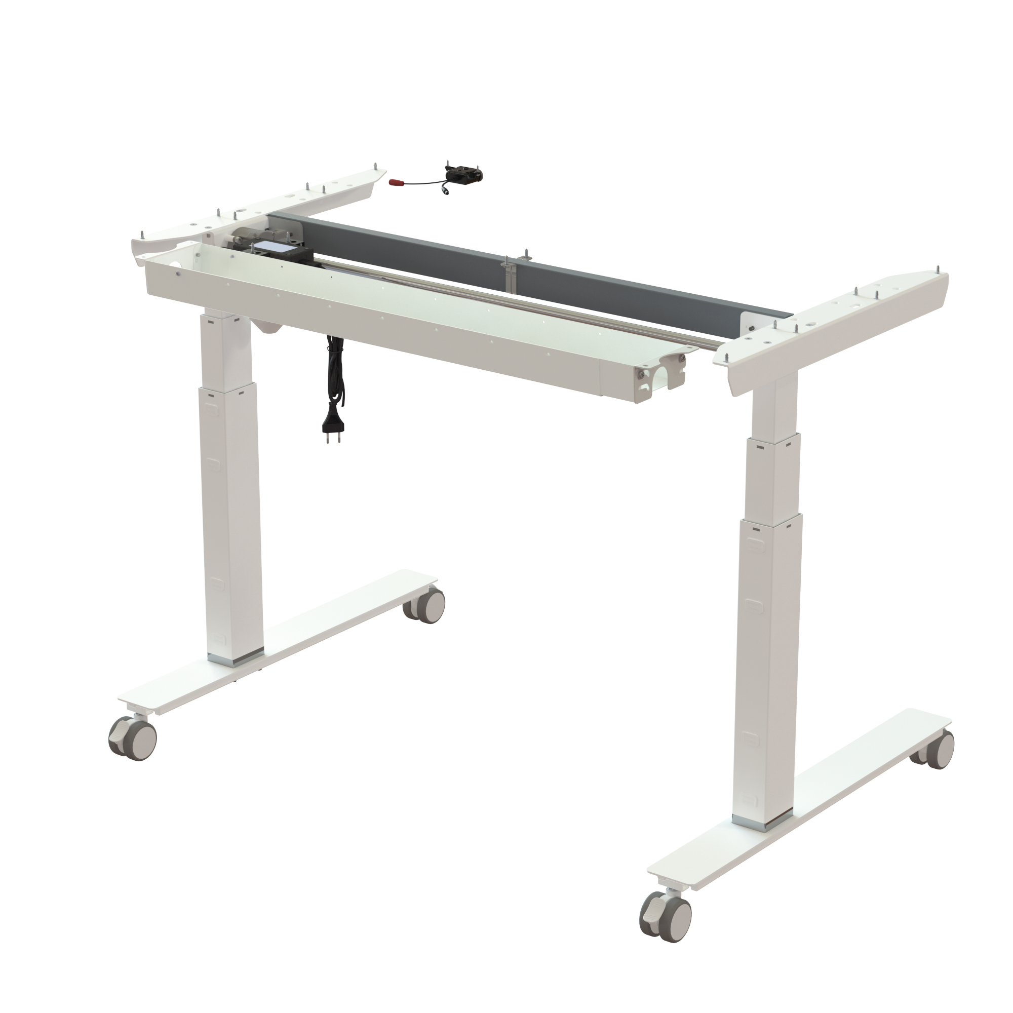 Sit Stand Desk frame | Width 112 cm | White