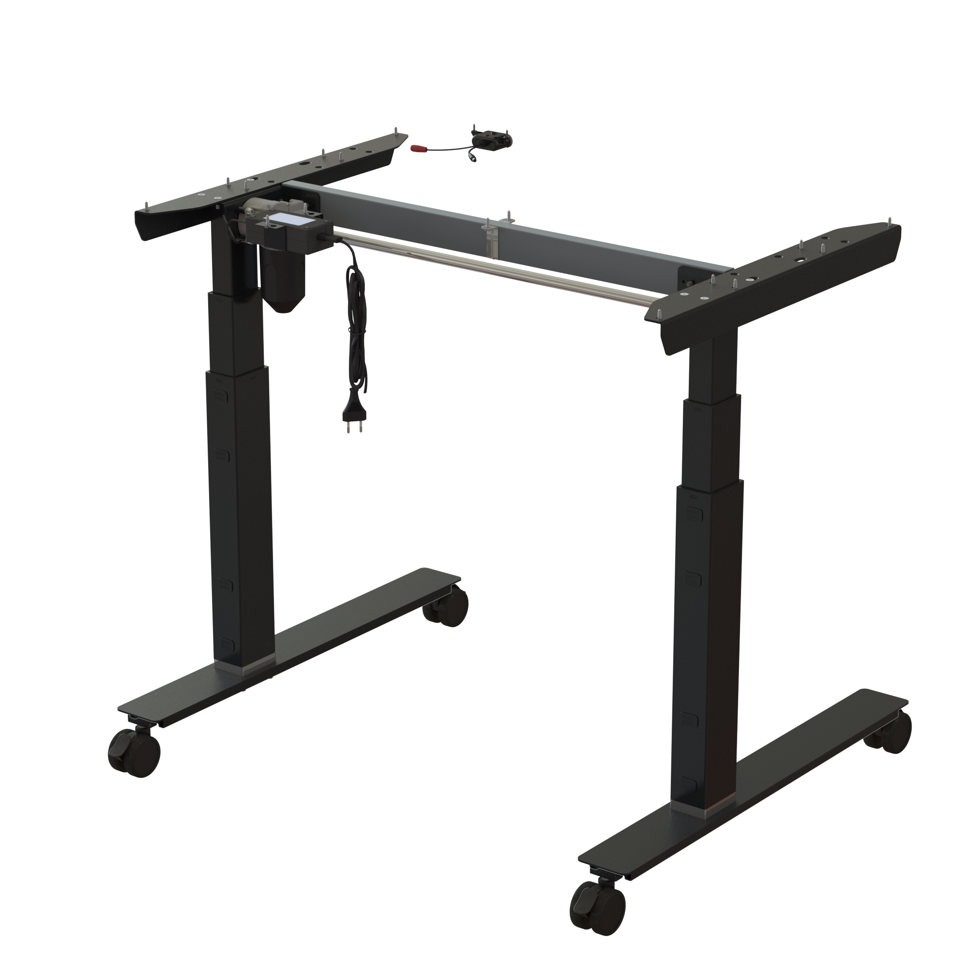 Sit Stand Desk frame | Width 092 cm | Black 
