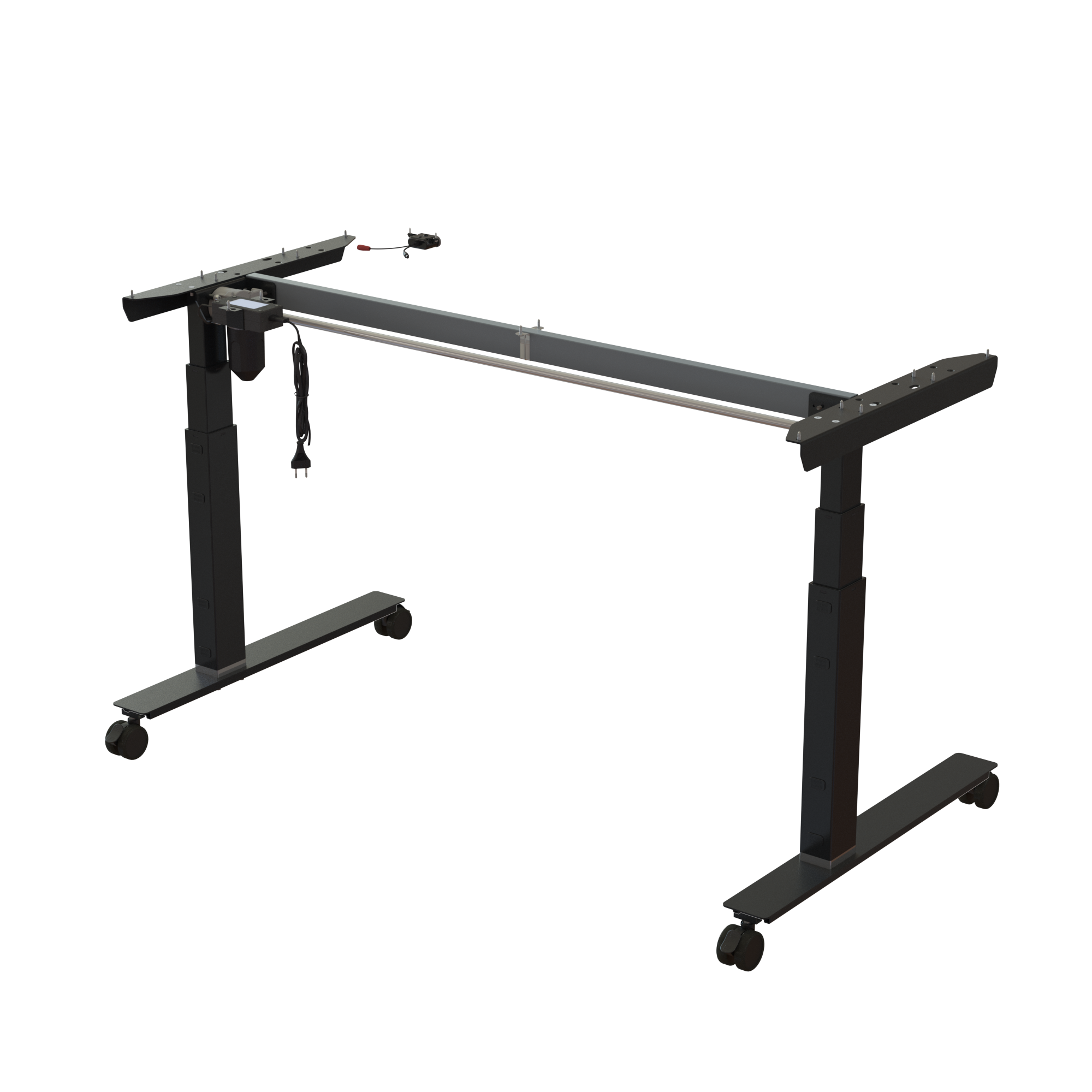 Sit Stand Desk frame | Width 142 cm | Black 