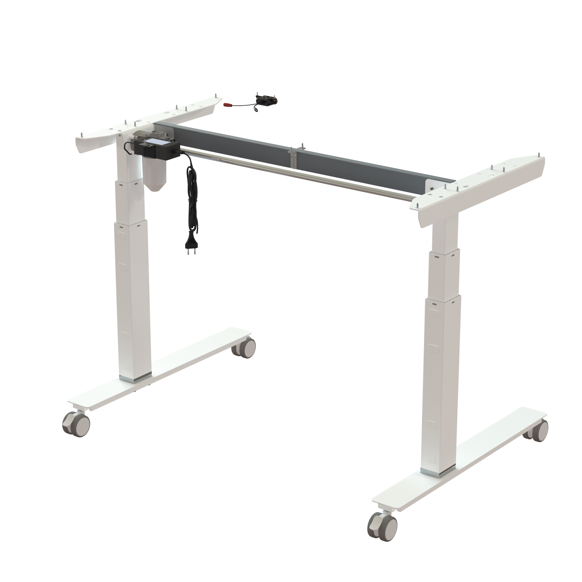 Sit Stand Desk frame | Width 112 cm | White