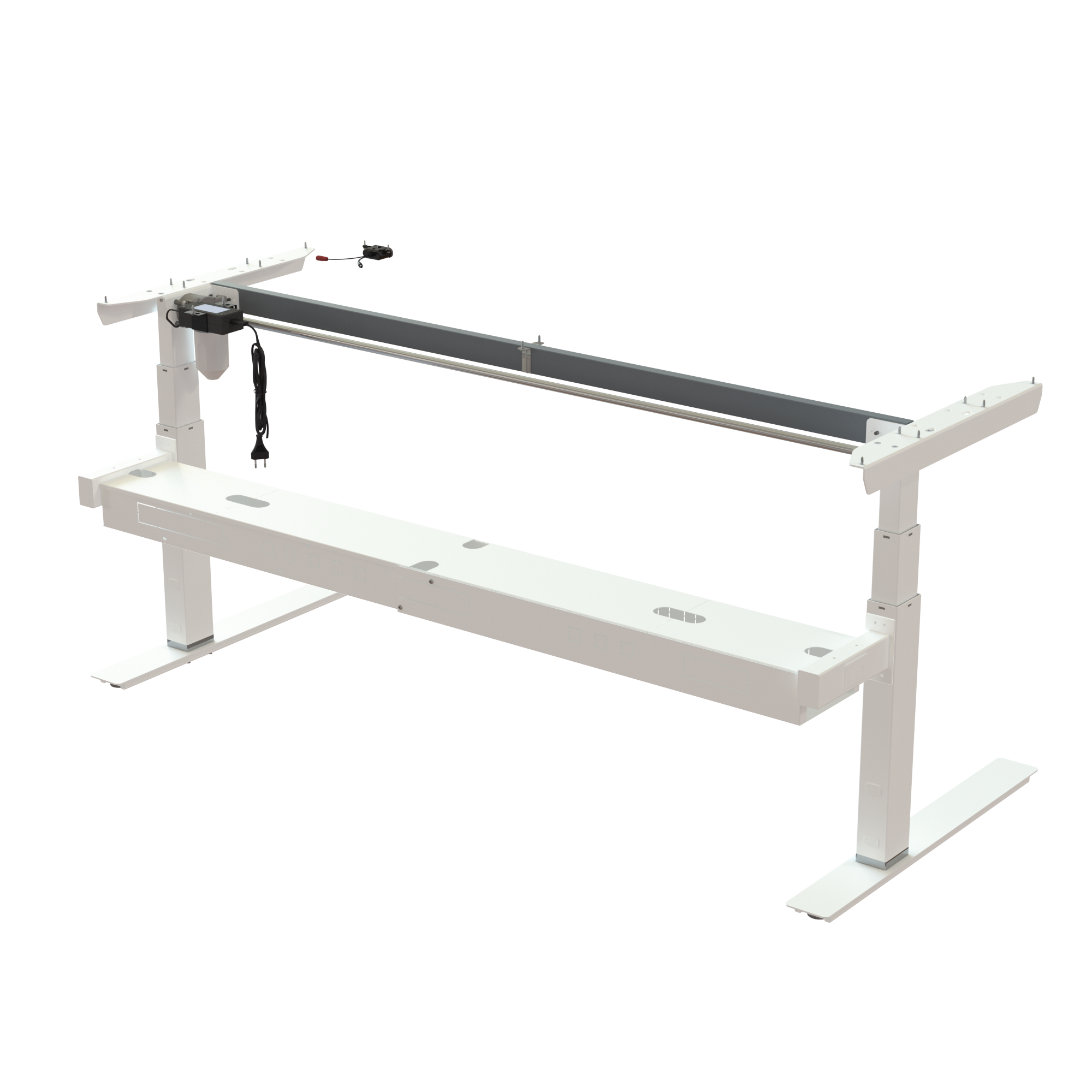 Sit Stand Desk frame | Width 172 cm | White