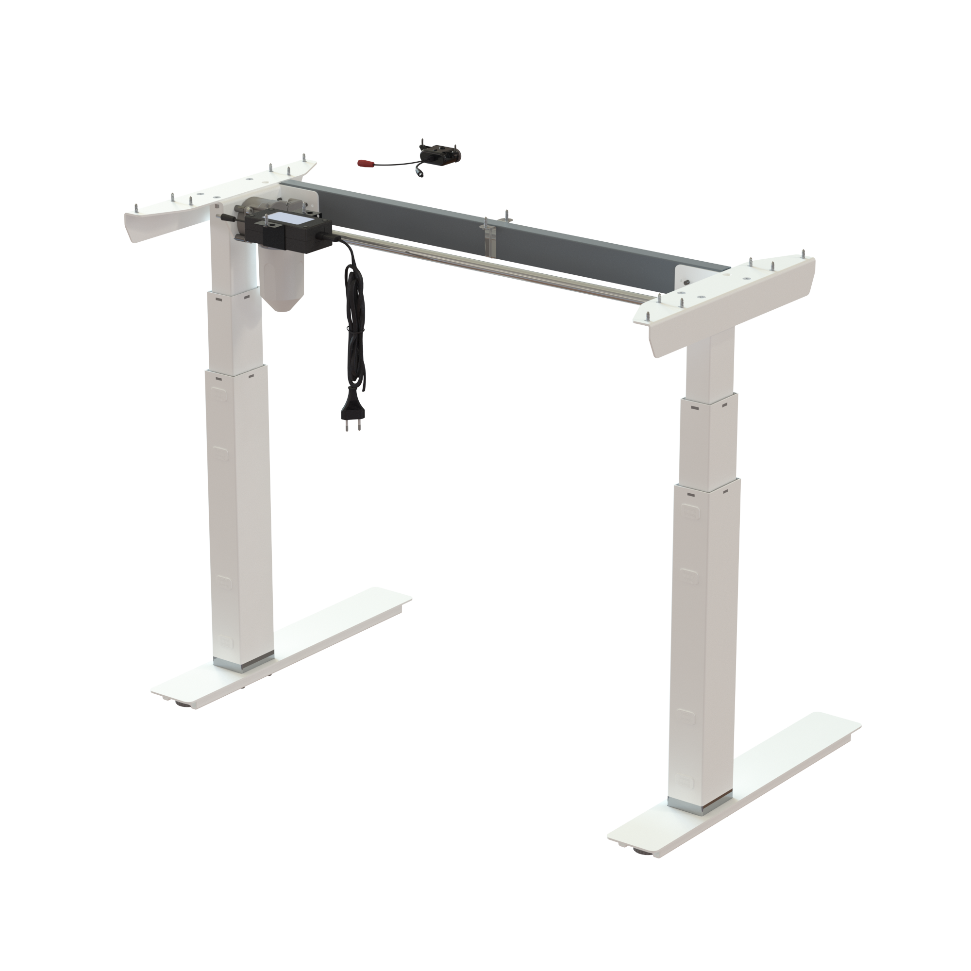 Sit Stand Desk frame | Width 092 cm | White