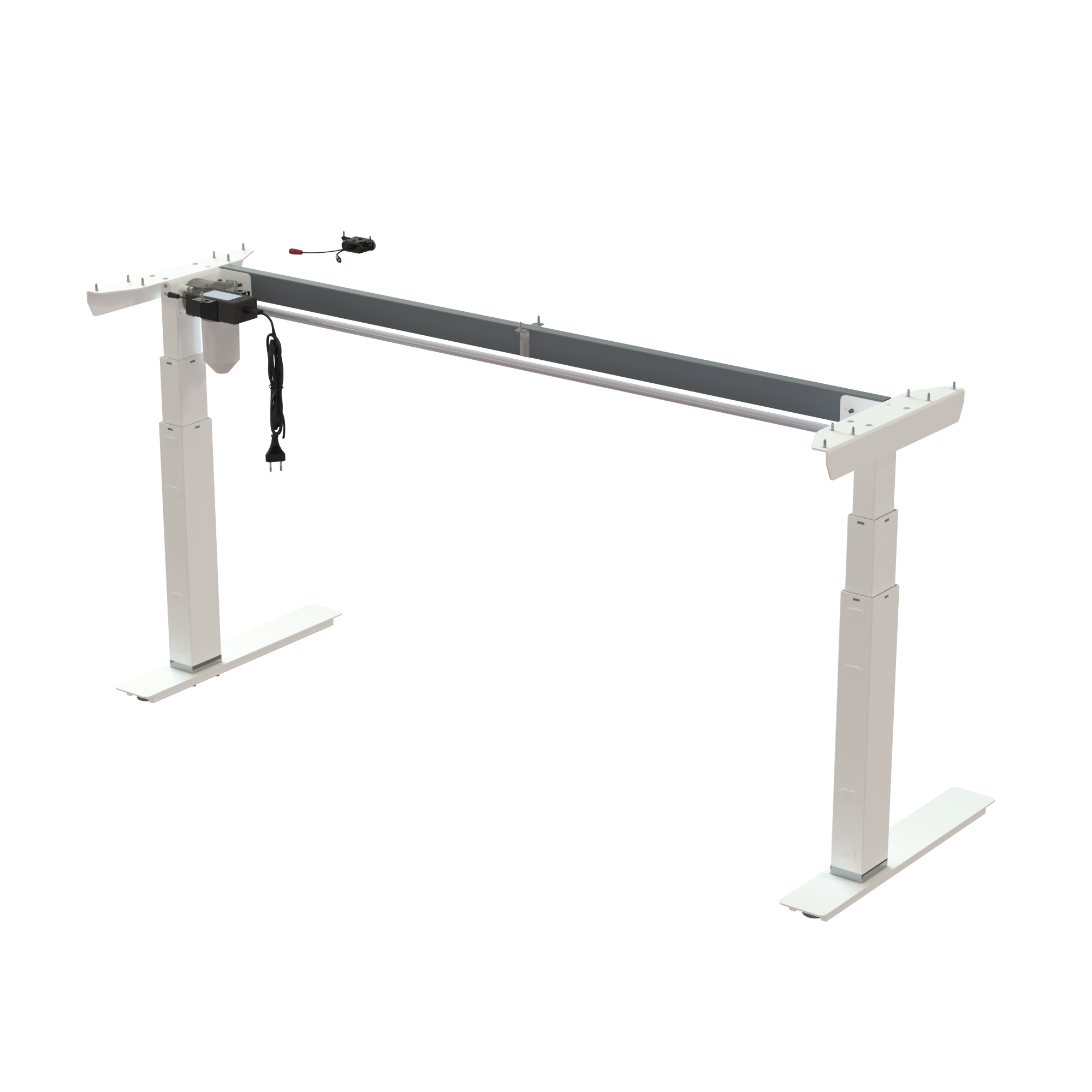 Sit Stand Desk frame | Width 152 cm | White