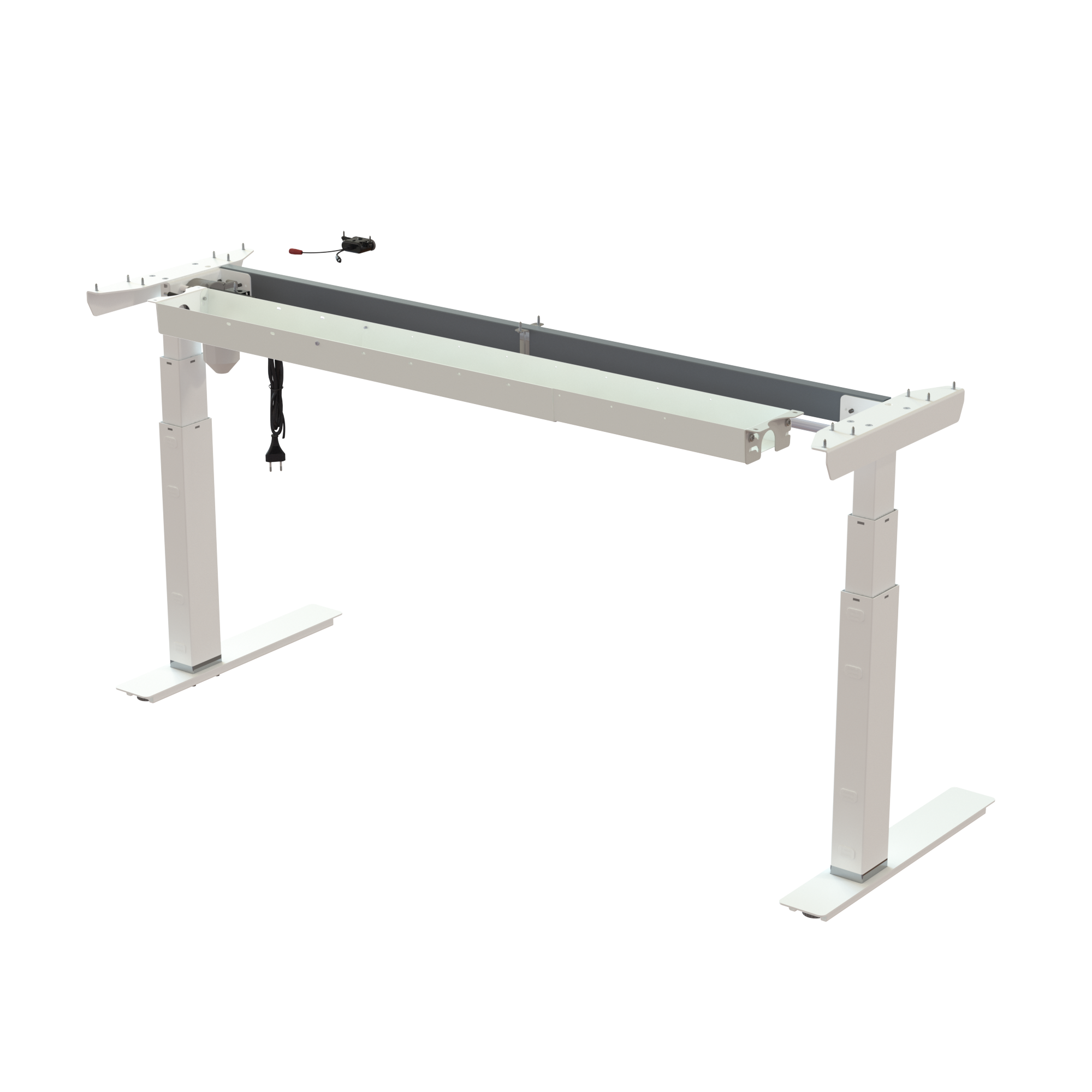 Sit Stand Desk frame | Width 152 cm | White