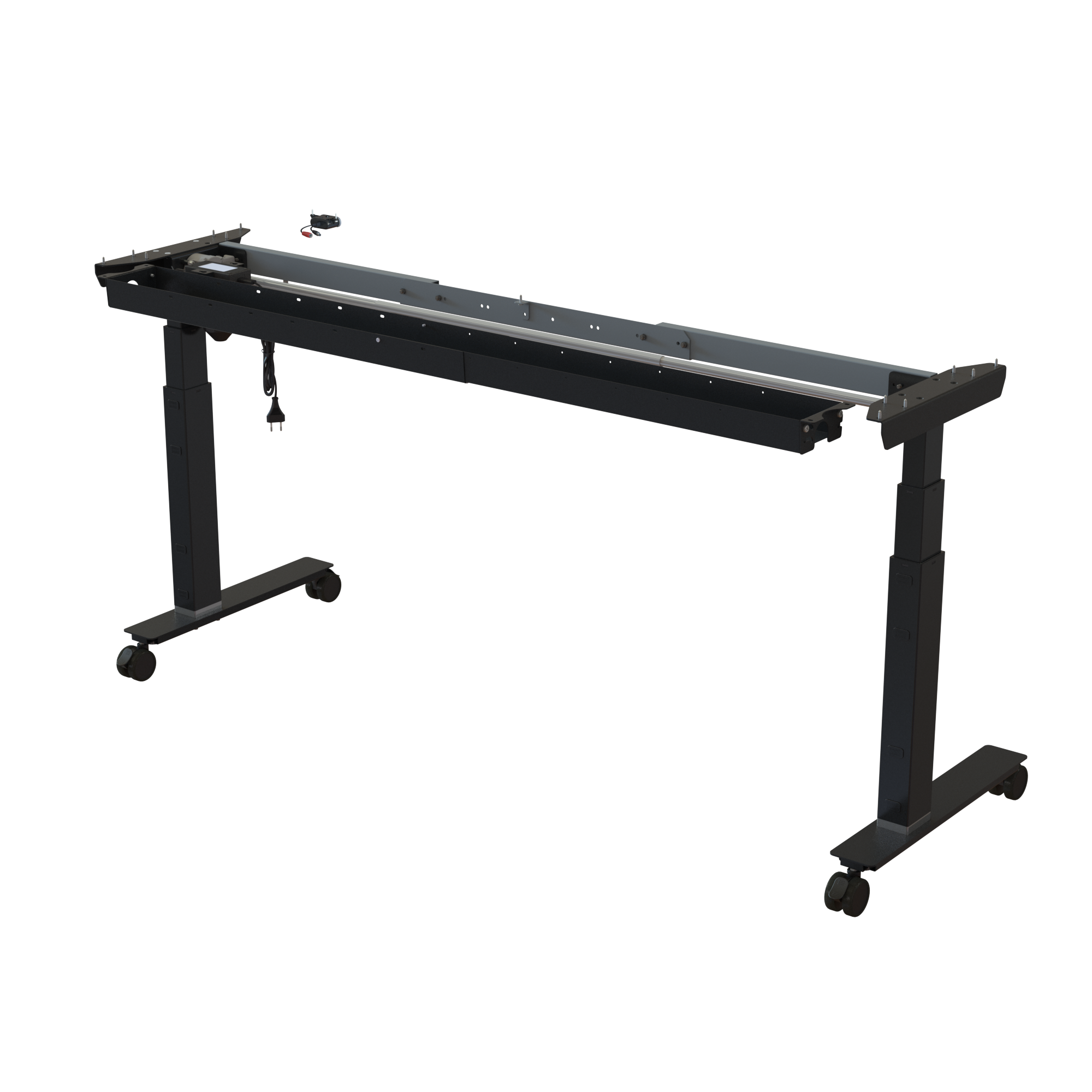 Sit Stand Desk frame | Width 132-172 cm | Black 