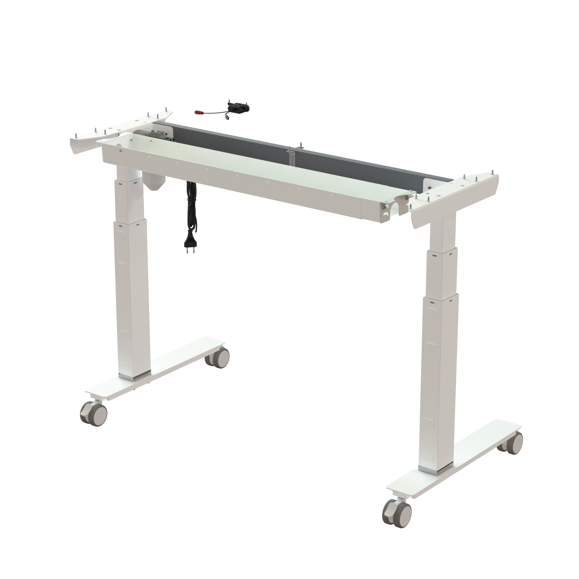 Sit Stand Desk frame | Width 112 cm | White