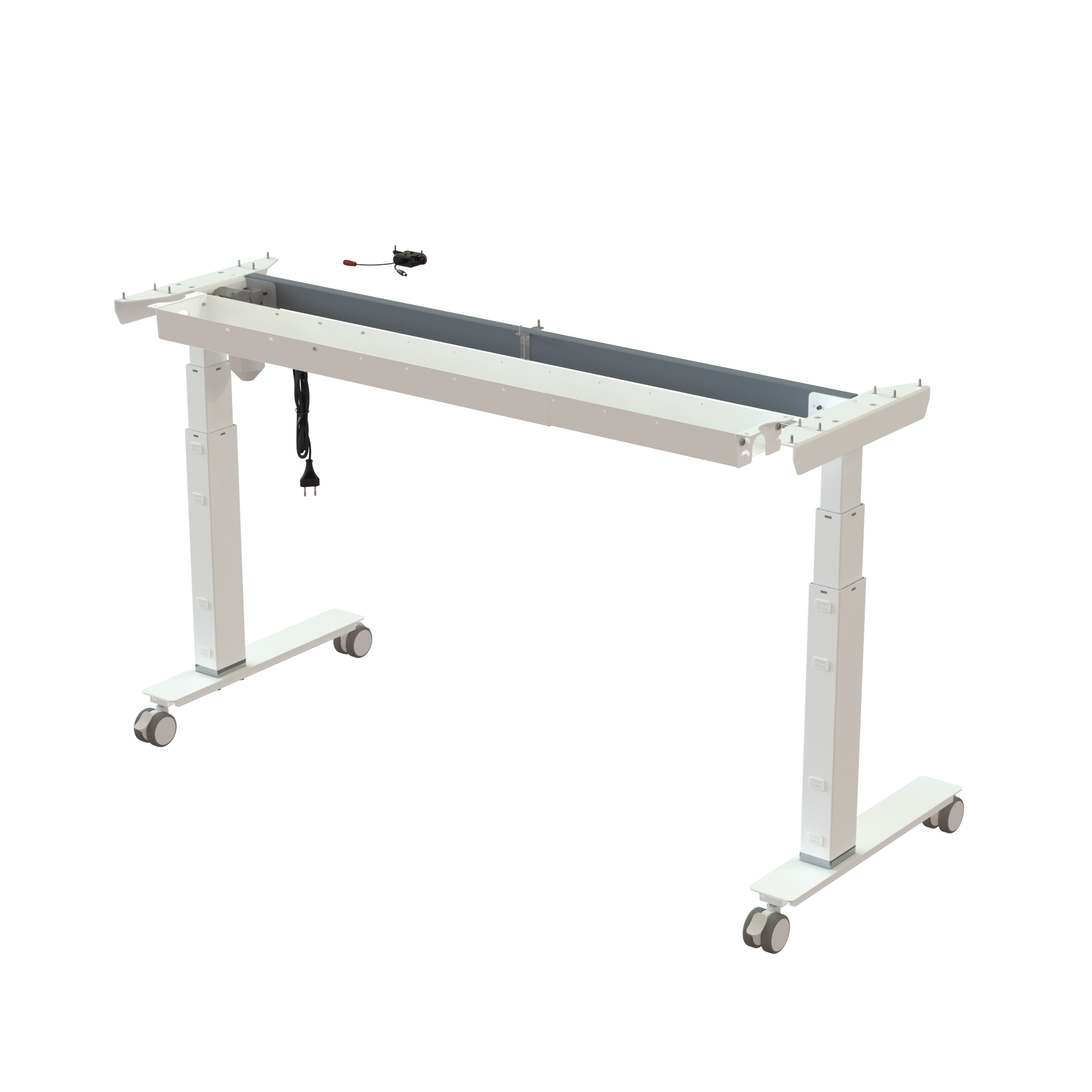 Sit Stand Desk frame | Width 142 cm | White