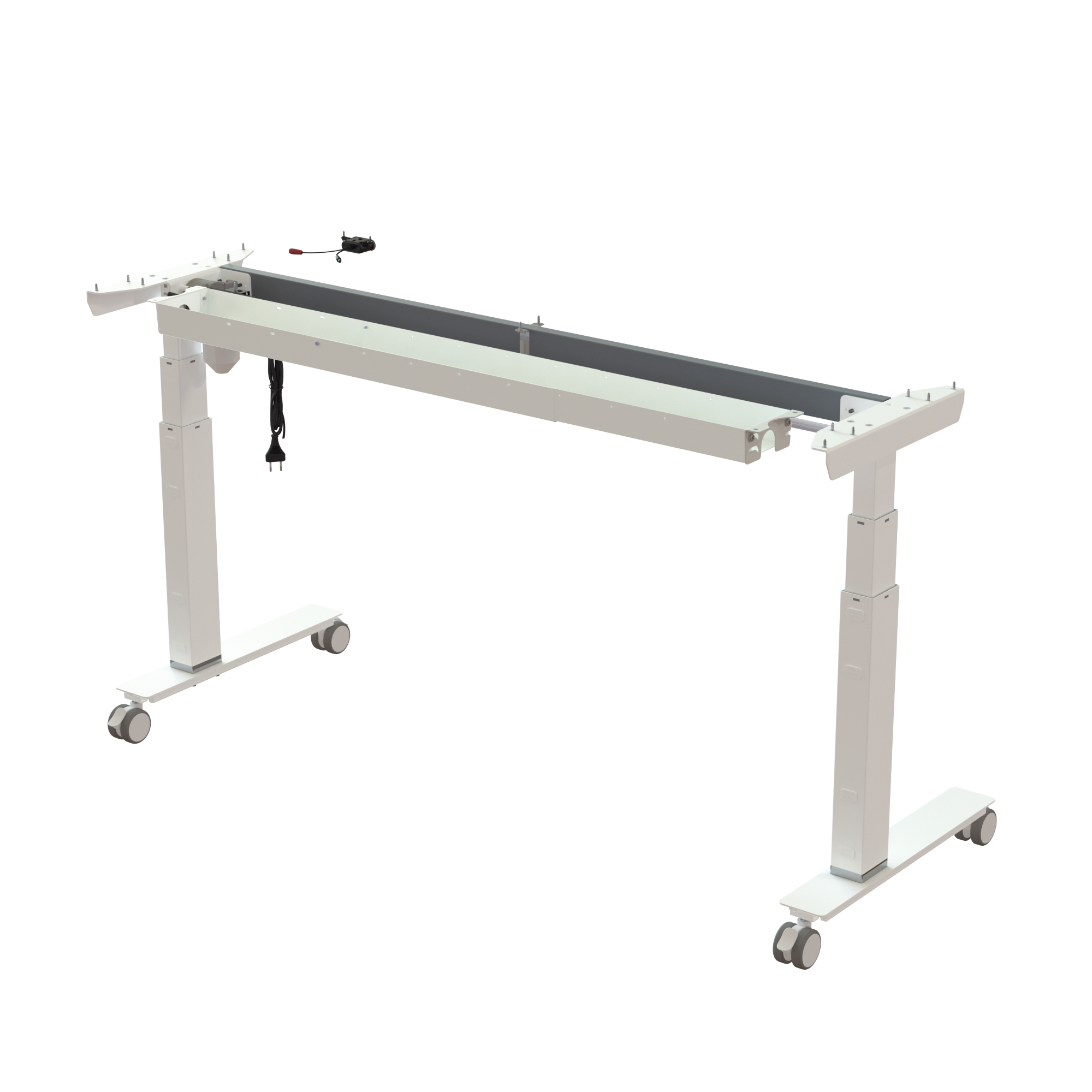 Sit Stand Desk frame | Width 152 cm | White