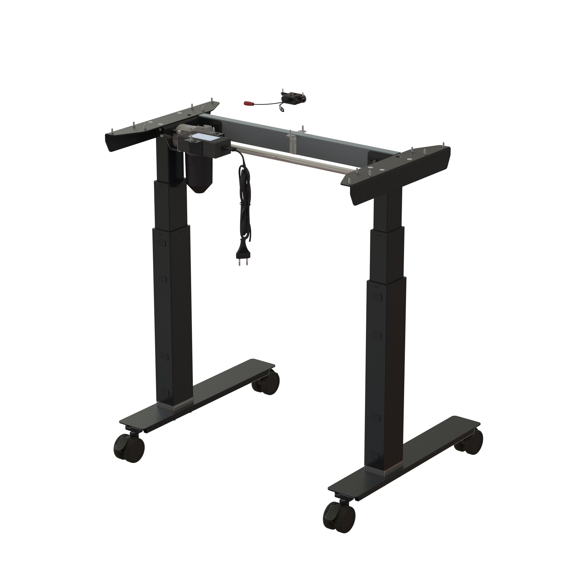 Sit Stand Desk frame | Width 072 cm | Black 