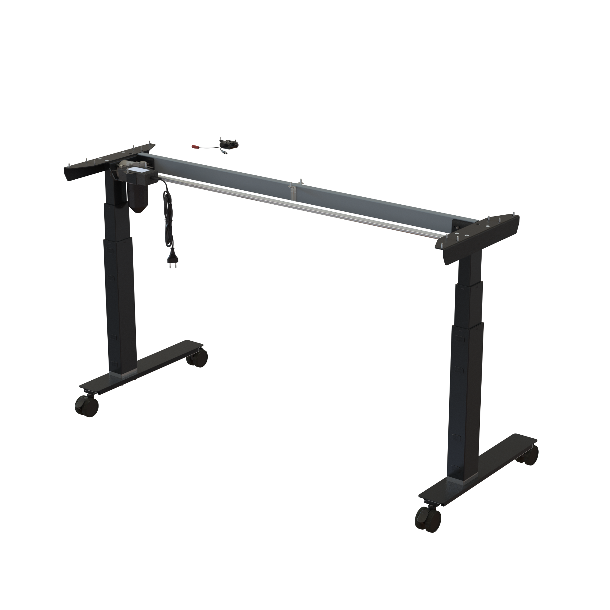 Sit Stand Desk frame | Width 142 cm | Black 