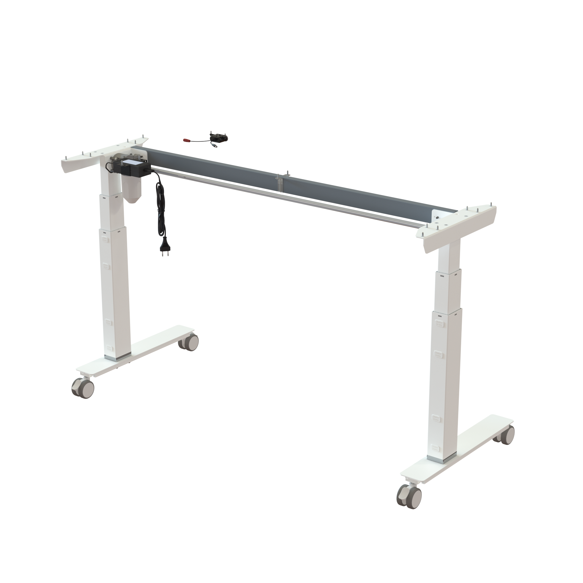 Sit Stand Desk frame | Width 142 cm | White