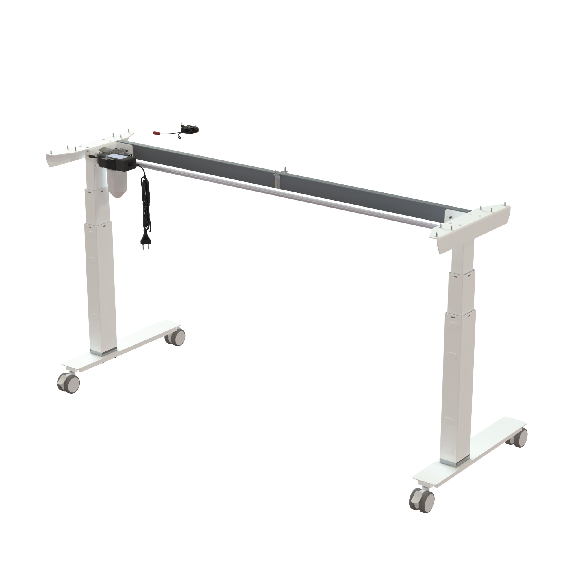 Sit Stand Desk frame | Width 152 cm | White