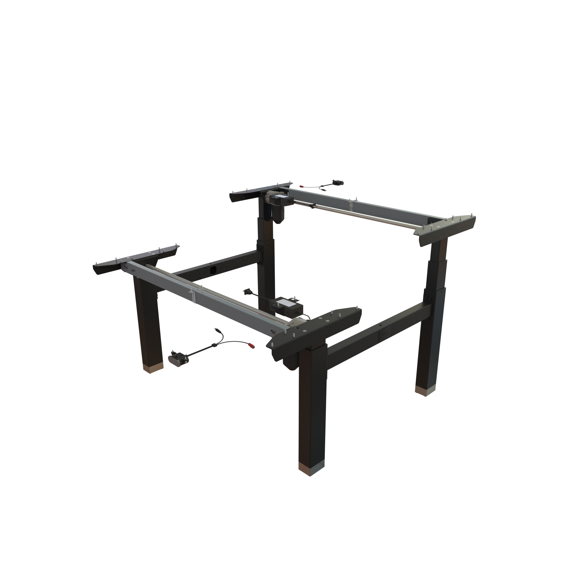 Sit Stand Desk frame | Width 112 cm | Black 