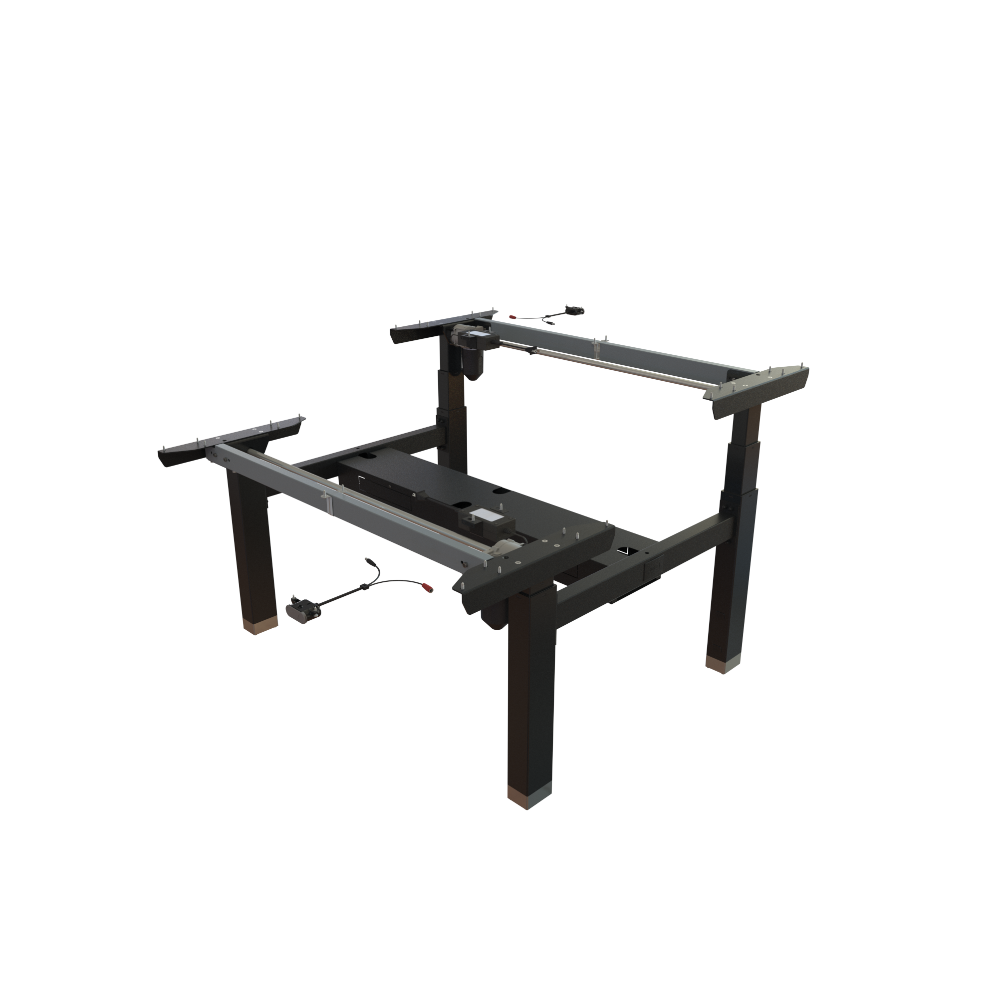 Sit Stand Desk frame | Width 112 cm | Black 