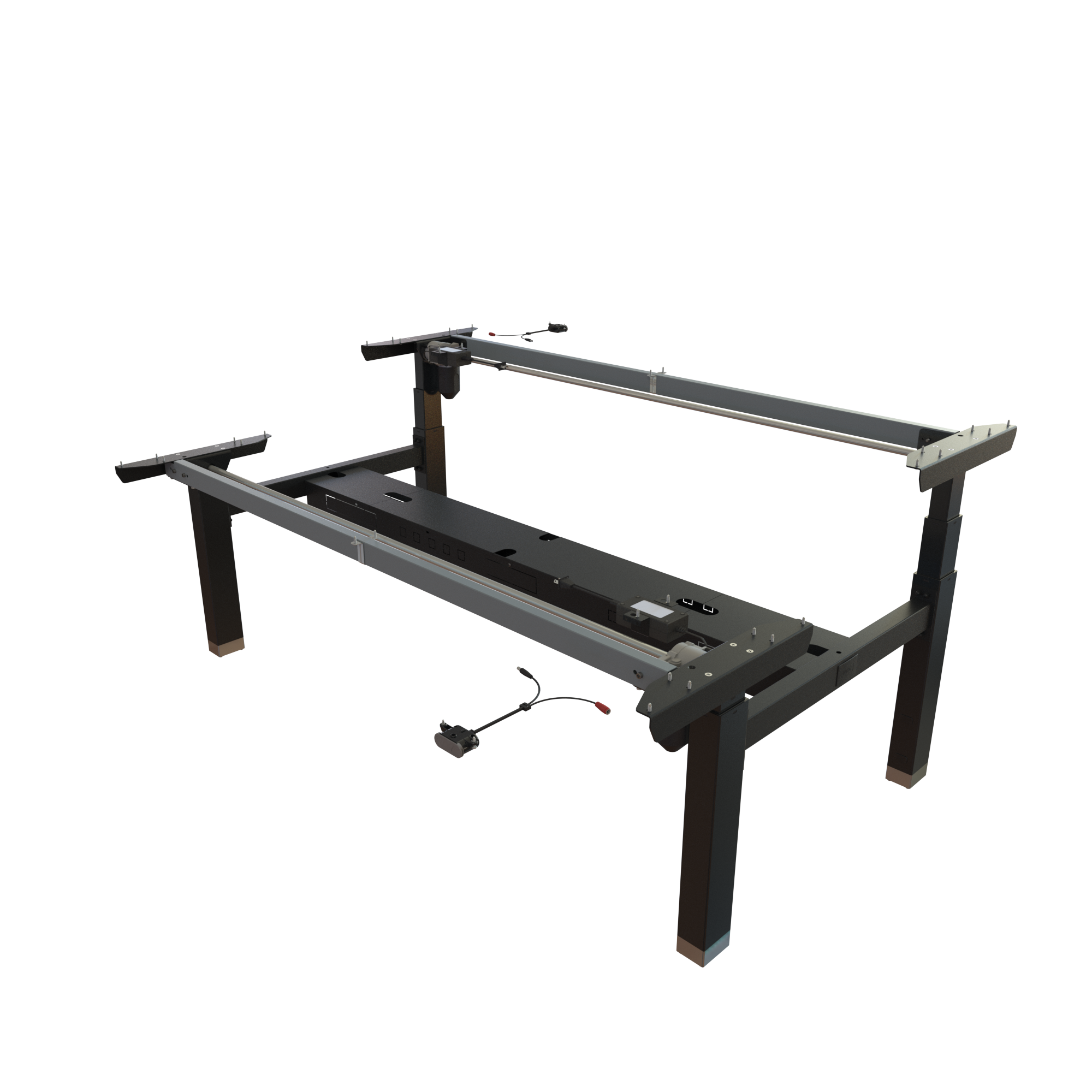 Sit Stand Desk frame | Width 172 cm | Black 