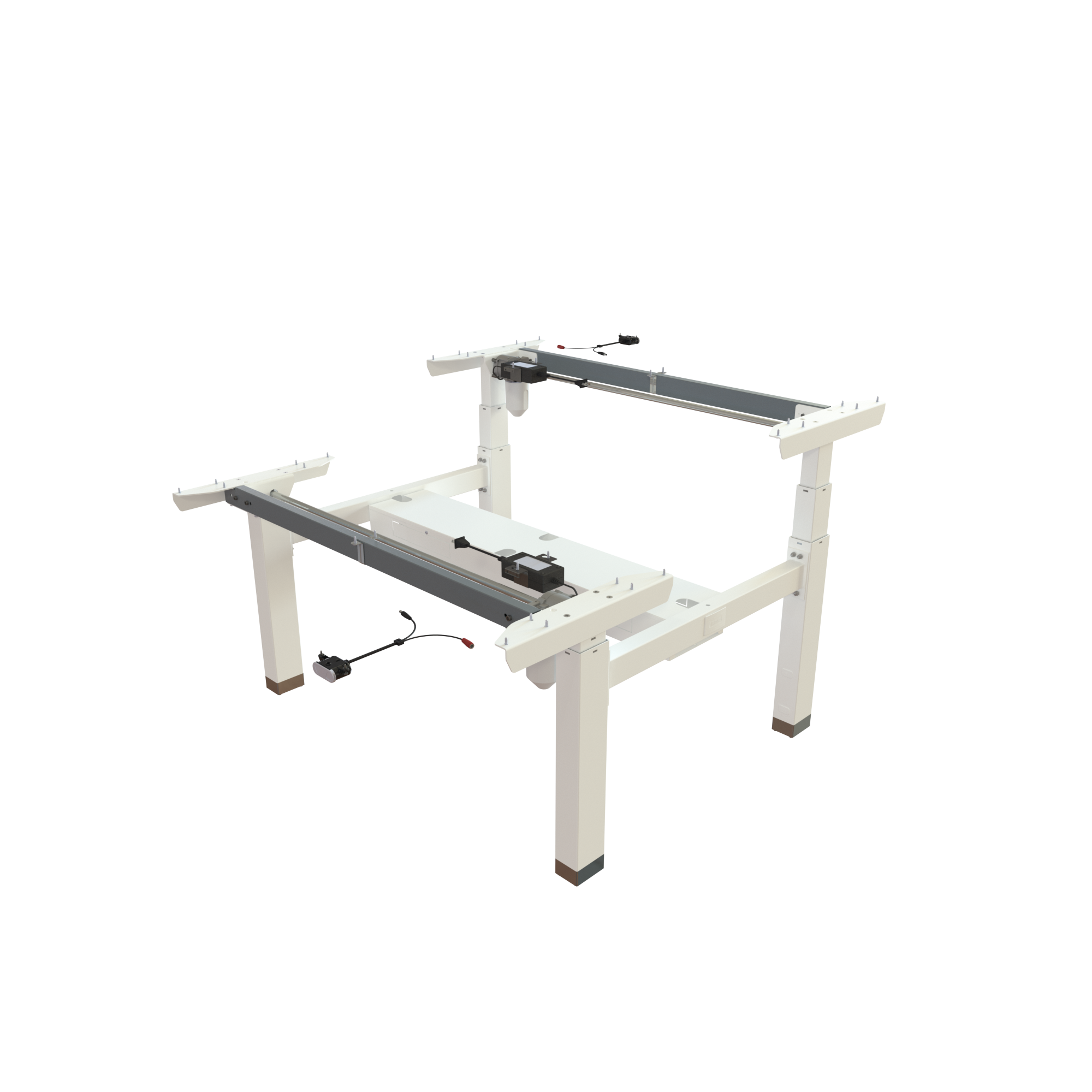 Sit Stand Desk frame | Width 112 cm | White